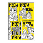 Product image Meow T-Shirt for Night of the Living Cat Fans white