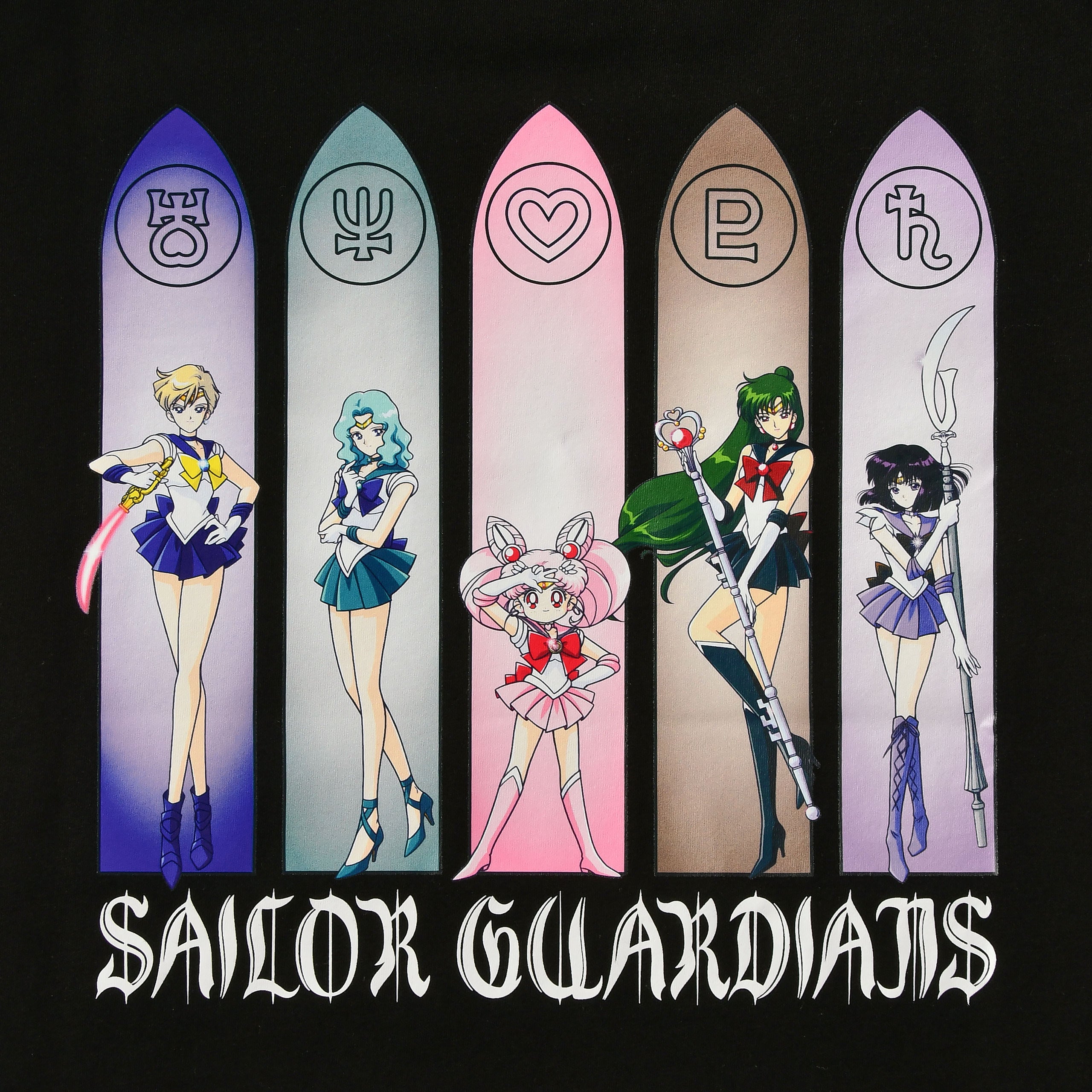 Product image Sailor Moon - Sailor Guardians Outer Senshi Black T-Shirt