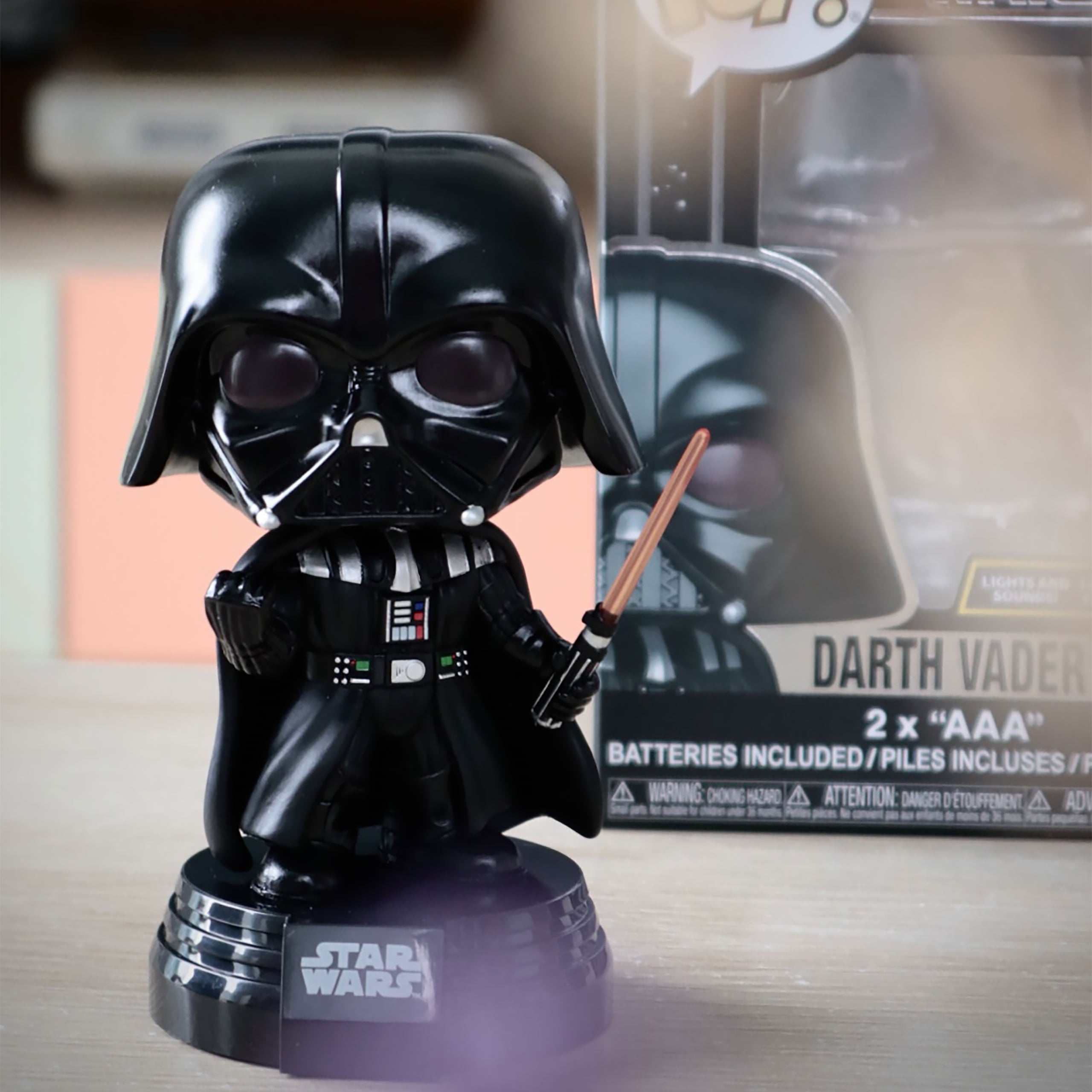 Product image Darth Vader Funko Pop Bobblehead Figure with Light and Sound - Star Wars