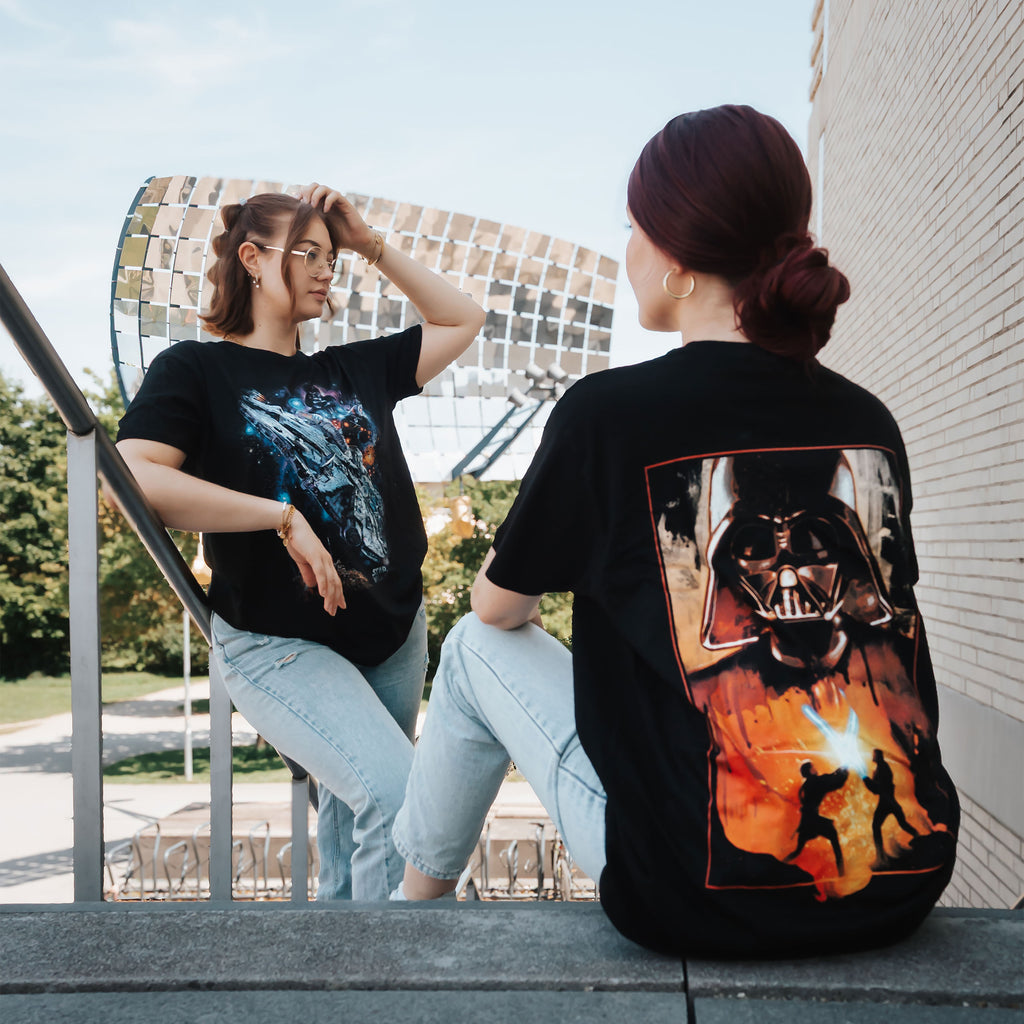 Product image Star Wars - Galaxy Ship Poster T-Shirt black