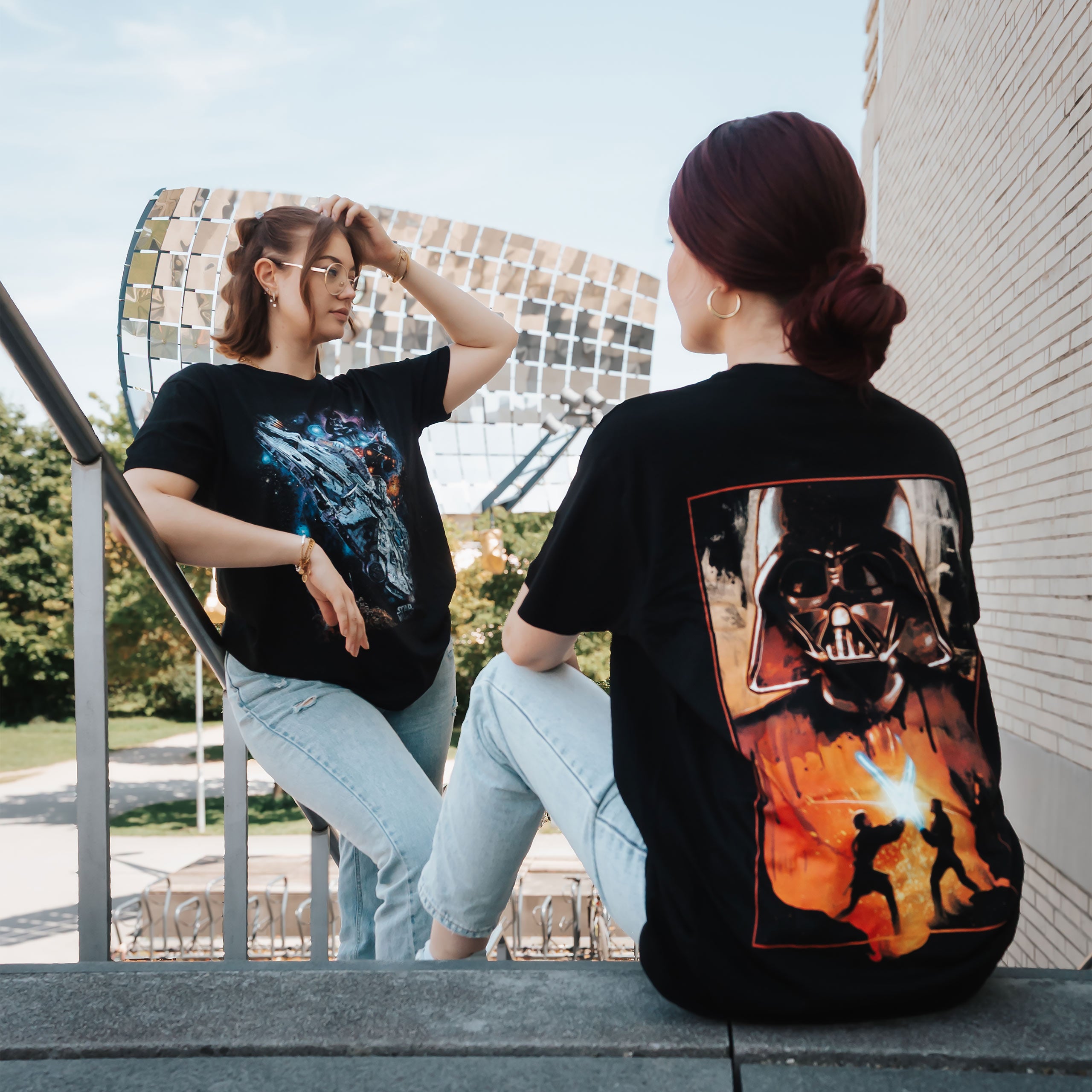 Product image Star Wars - Galaxy Ship Poster T-Shirt black