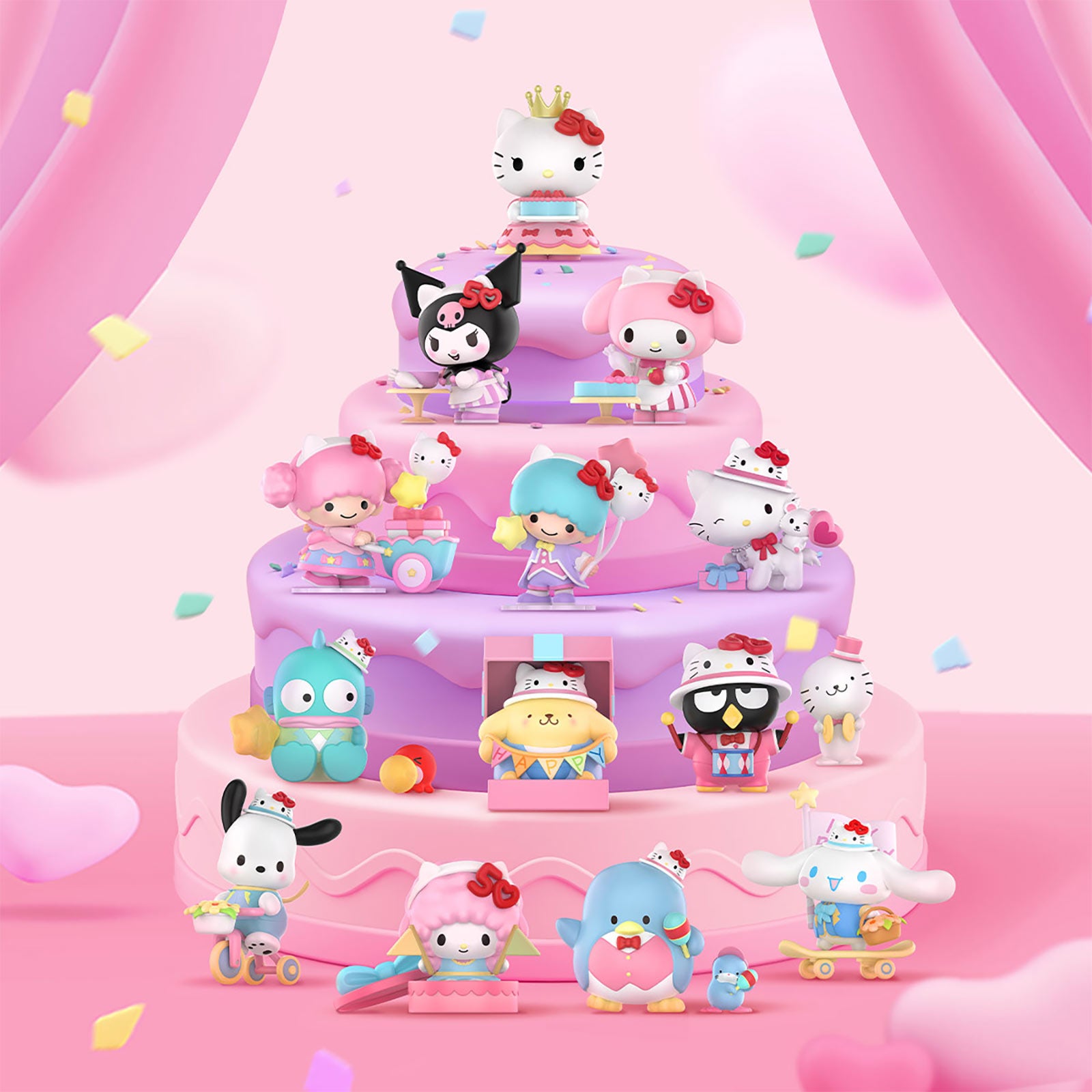 Product image Sanrio - Characters Hello Kitty 50th Anniversary Series POP MART Mystery Figures Display