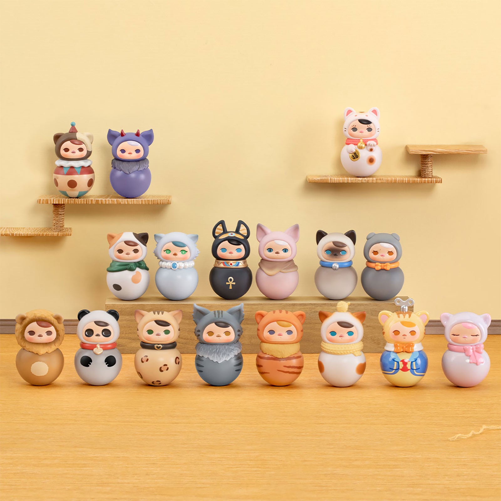 Product image Pucky - Roly-Poly Kitty Series POP MART Mystery Figures Display