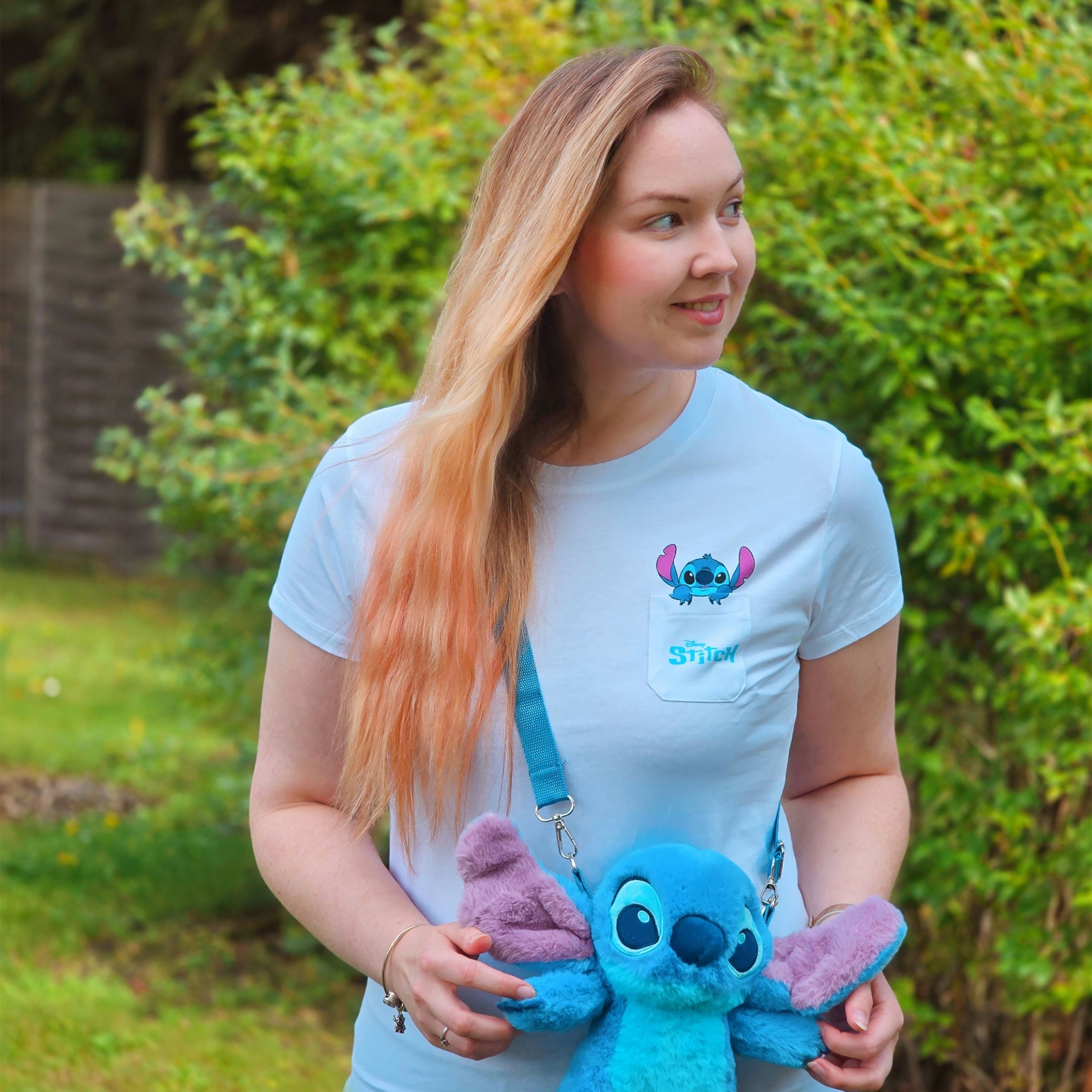 Product image Stitch Pocket T-Shirt White - Lilo & Stitch