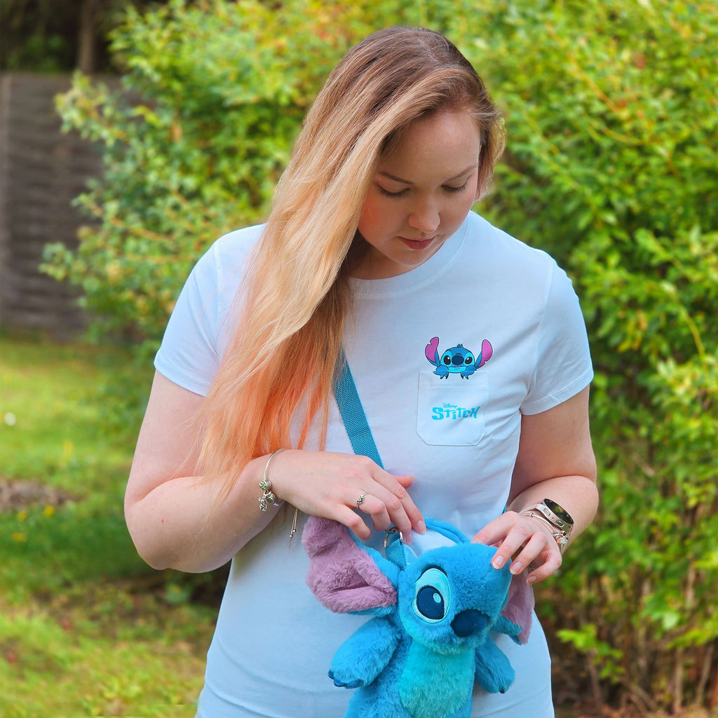 Product image Stitch Pocket T-Shirt White - Lilo & Stitch