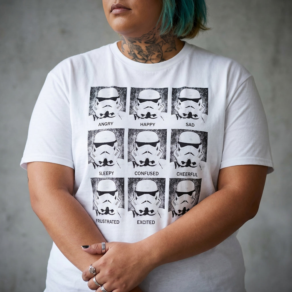 Product image Stormtrooper Multiface T-shirt White - Star Wars