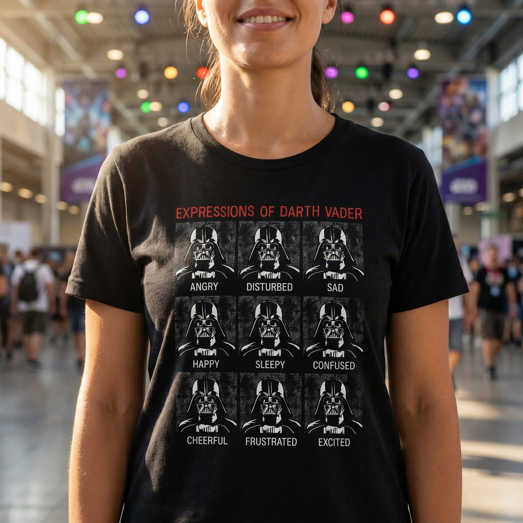 Product image Star Wars - Vader Expressions T-Shirt black