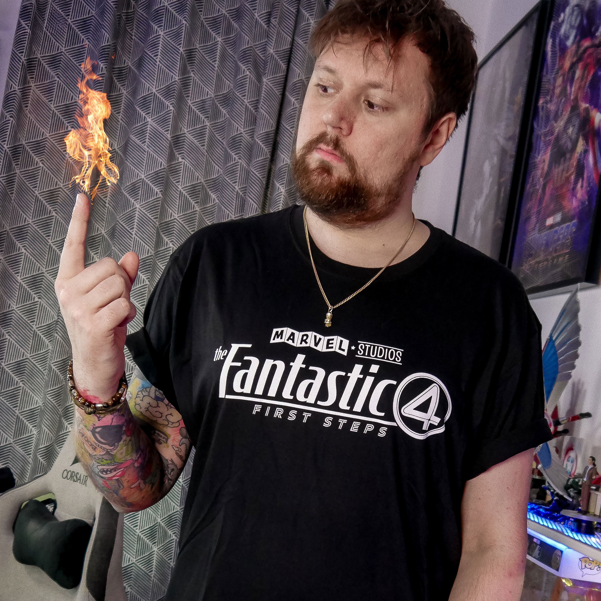 Product image Fantastic Four - Logo T-Shirt Black