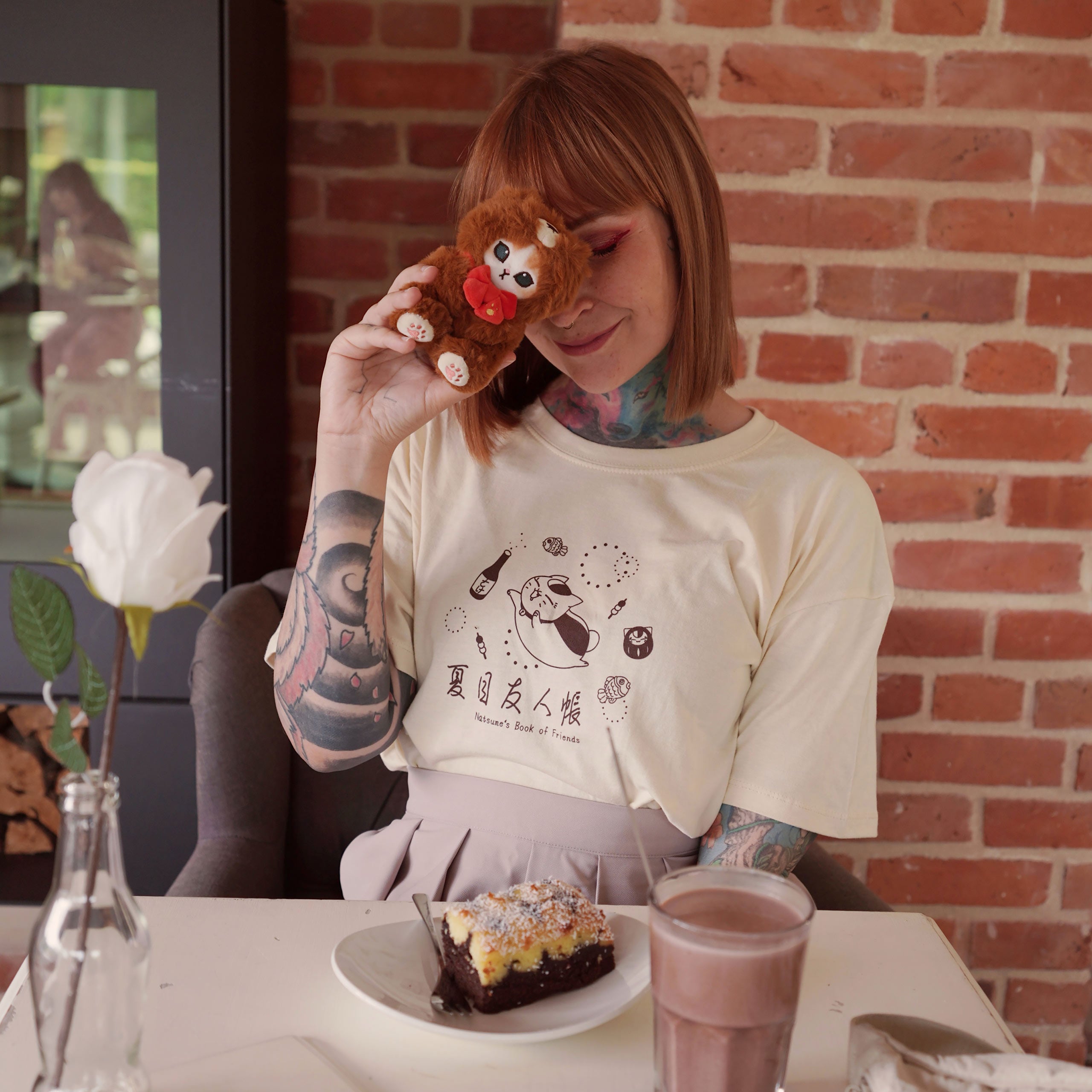 Product image Nyanko Sensei Sake T-Shirt for Natsume's Book of Friends Fans