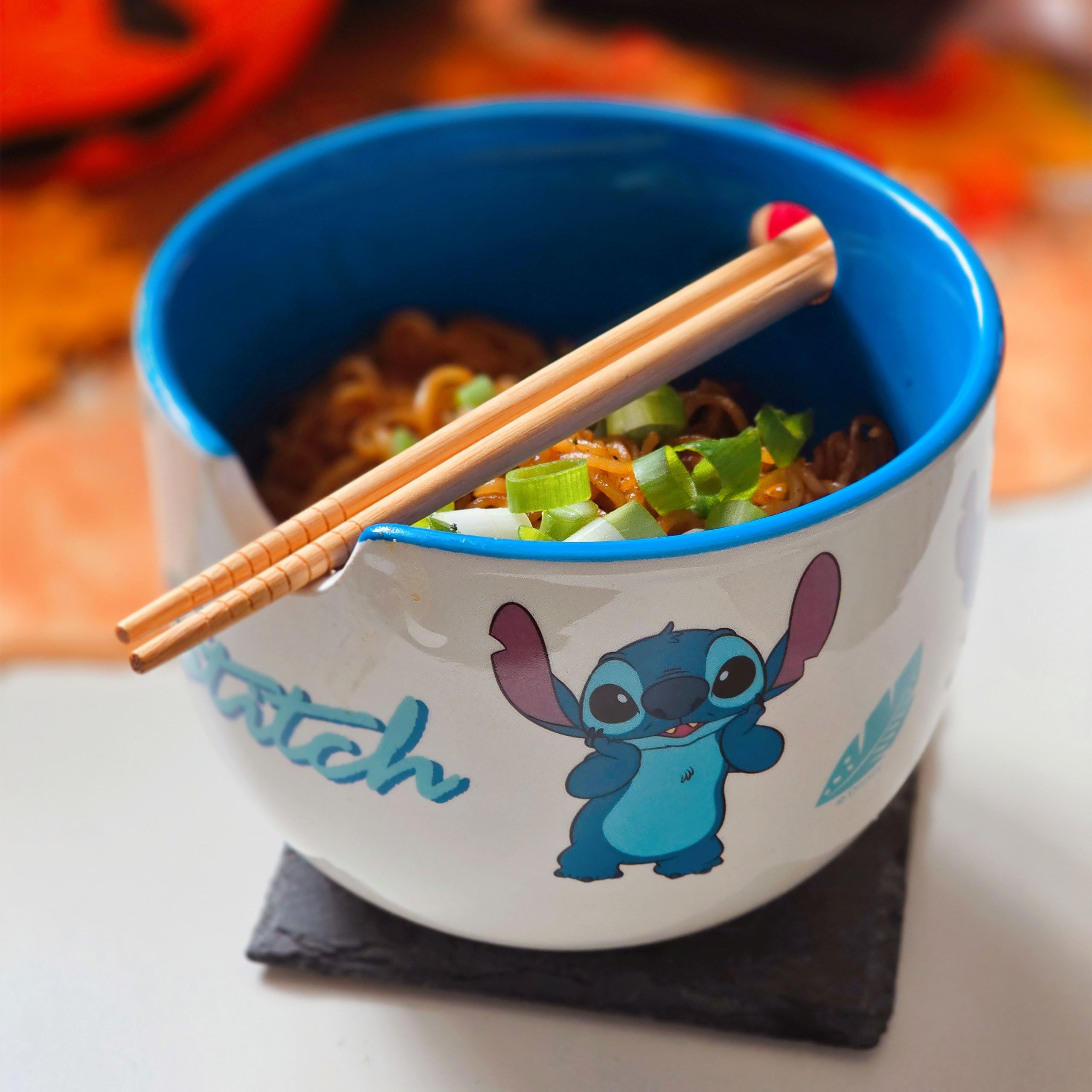 Product image Stitch Aloha Ramen Bowl with Chopsticks - Lilo & Stitch