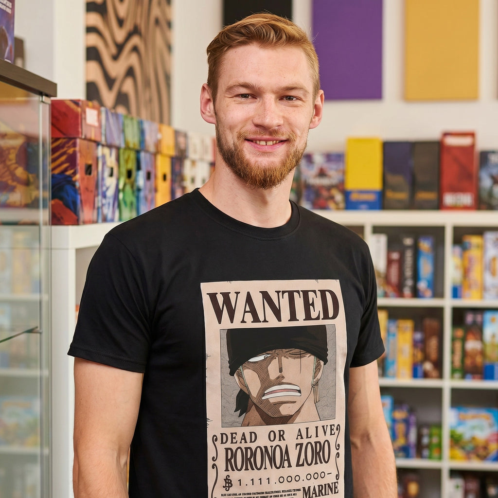 Product image One Piece - Roronoa Zoro Wanted T-Shirt black
