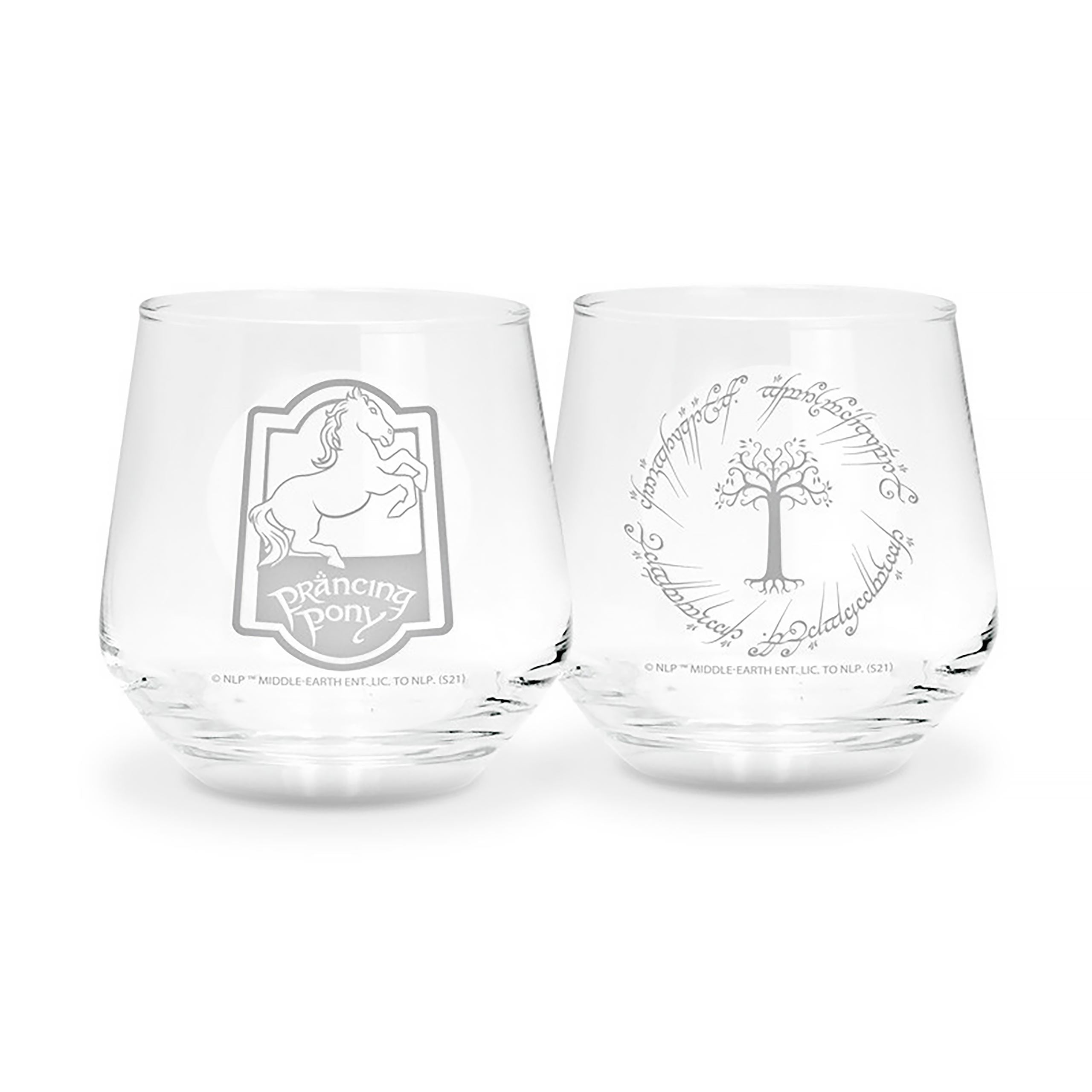 Product image The Lord of the Rings - Prancing Pony & Gondor Glass Set (2-Pack)
