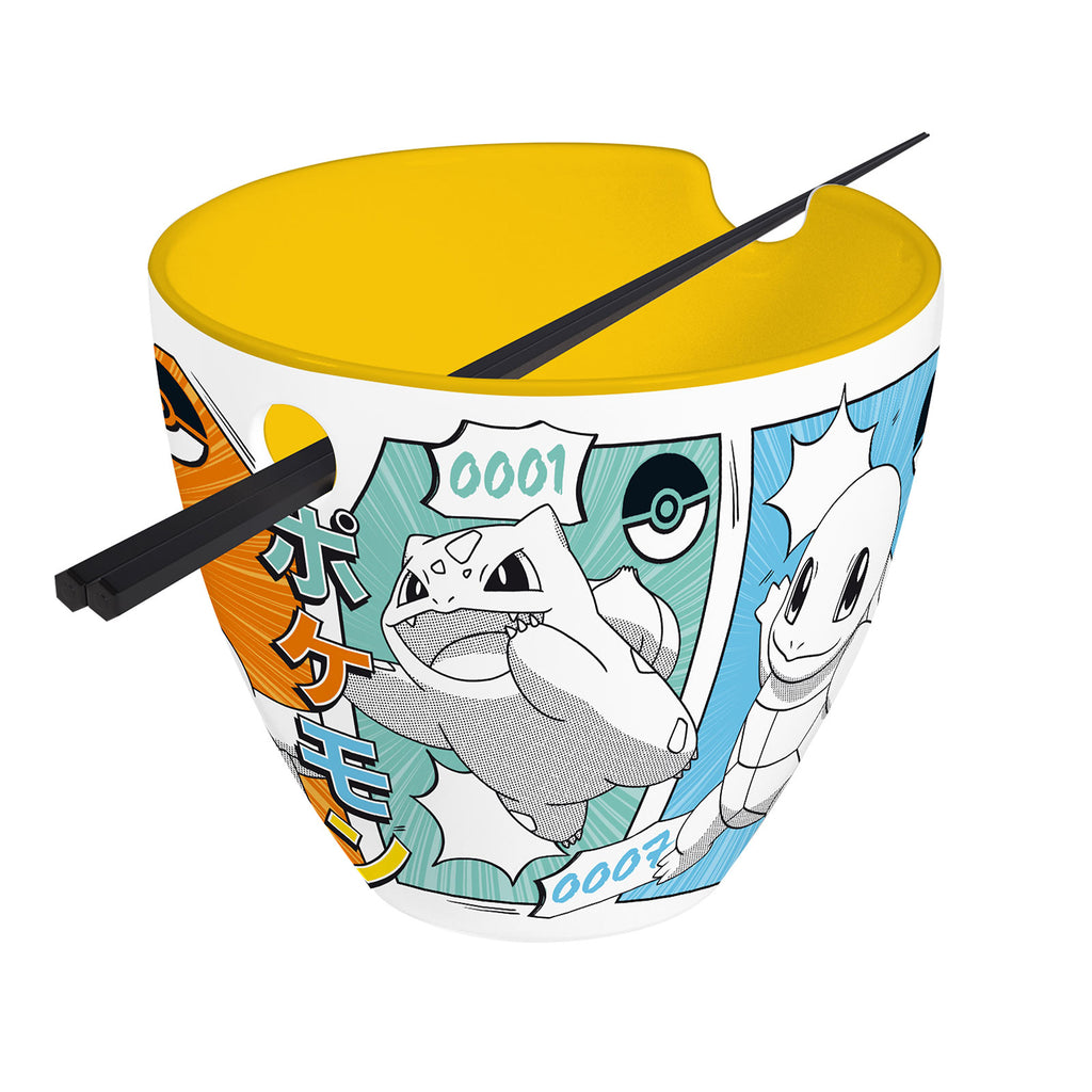 Product image Pokémon - Starters ramen bowl with chopsticks