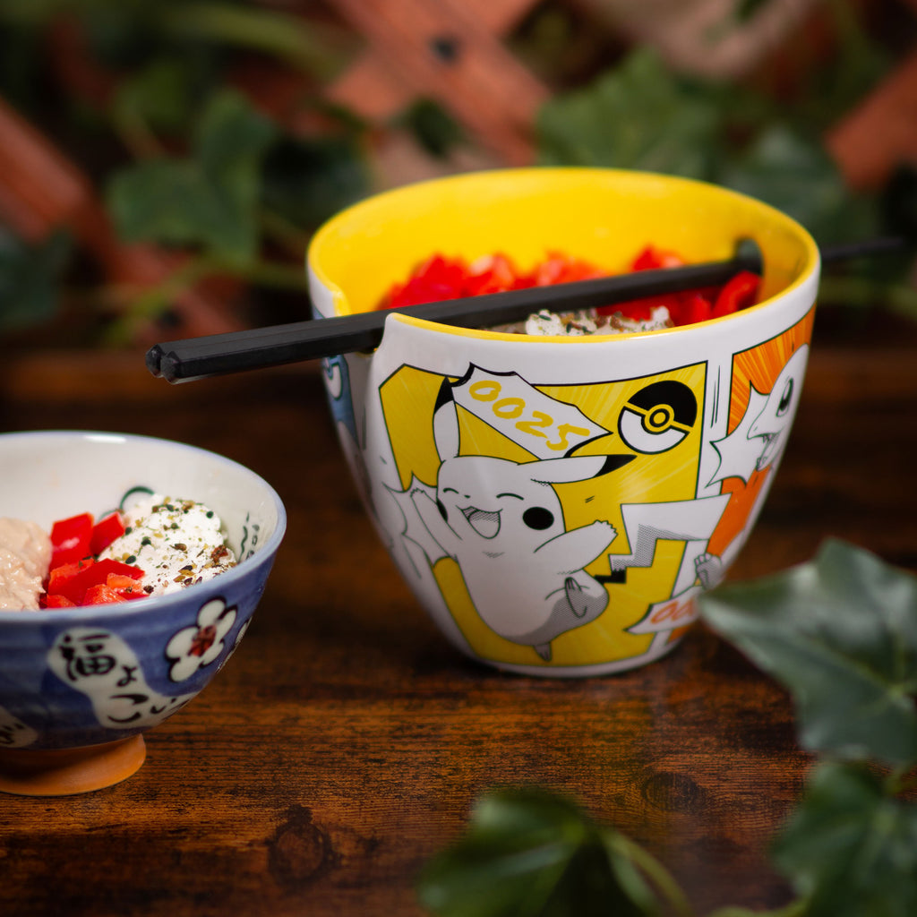 Product image Pokémon - Starters ramen bowl with chopsticks