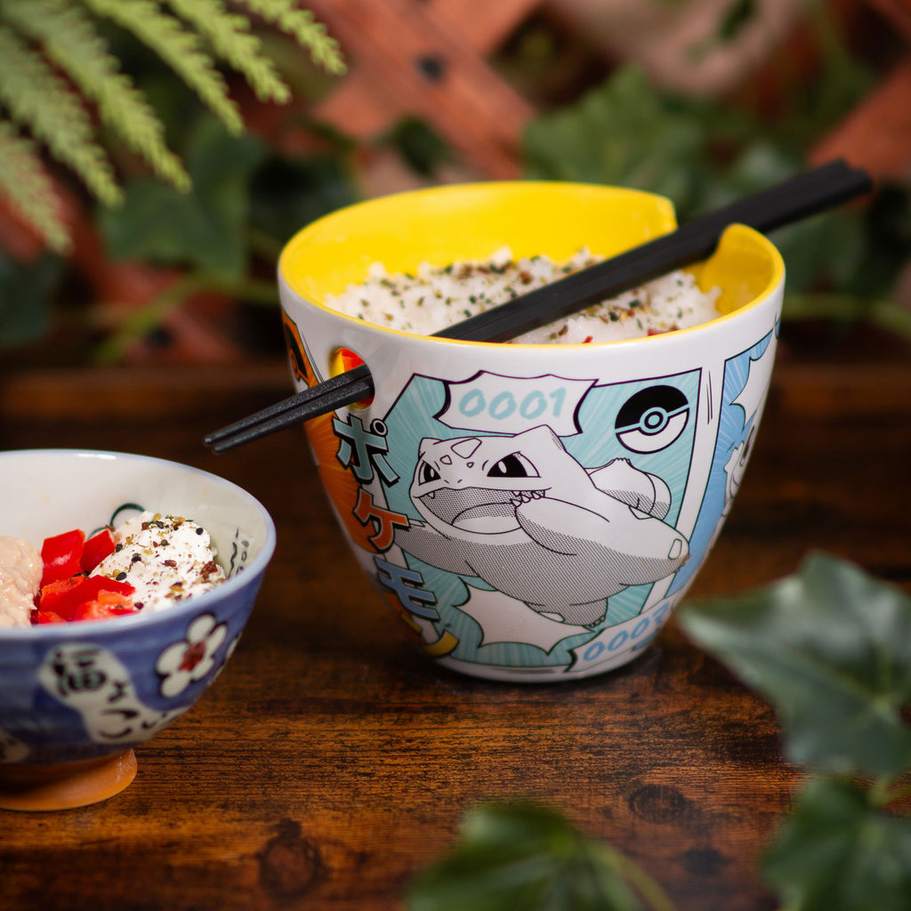 Product image Pokémon - Starters ramen bowl with chopsticks