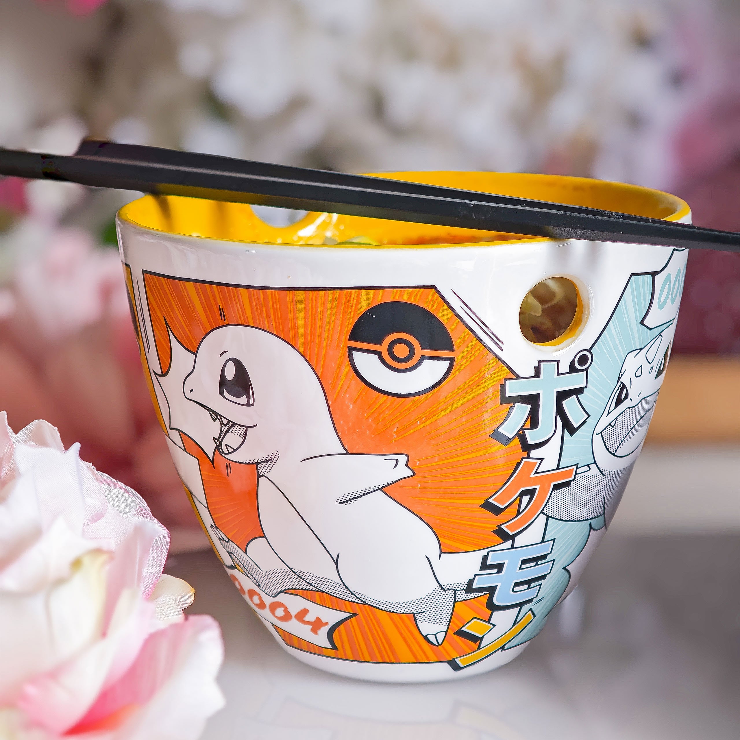 Product image Pokémon - Starters ramen bowl with chopsticks