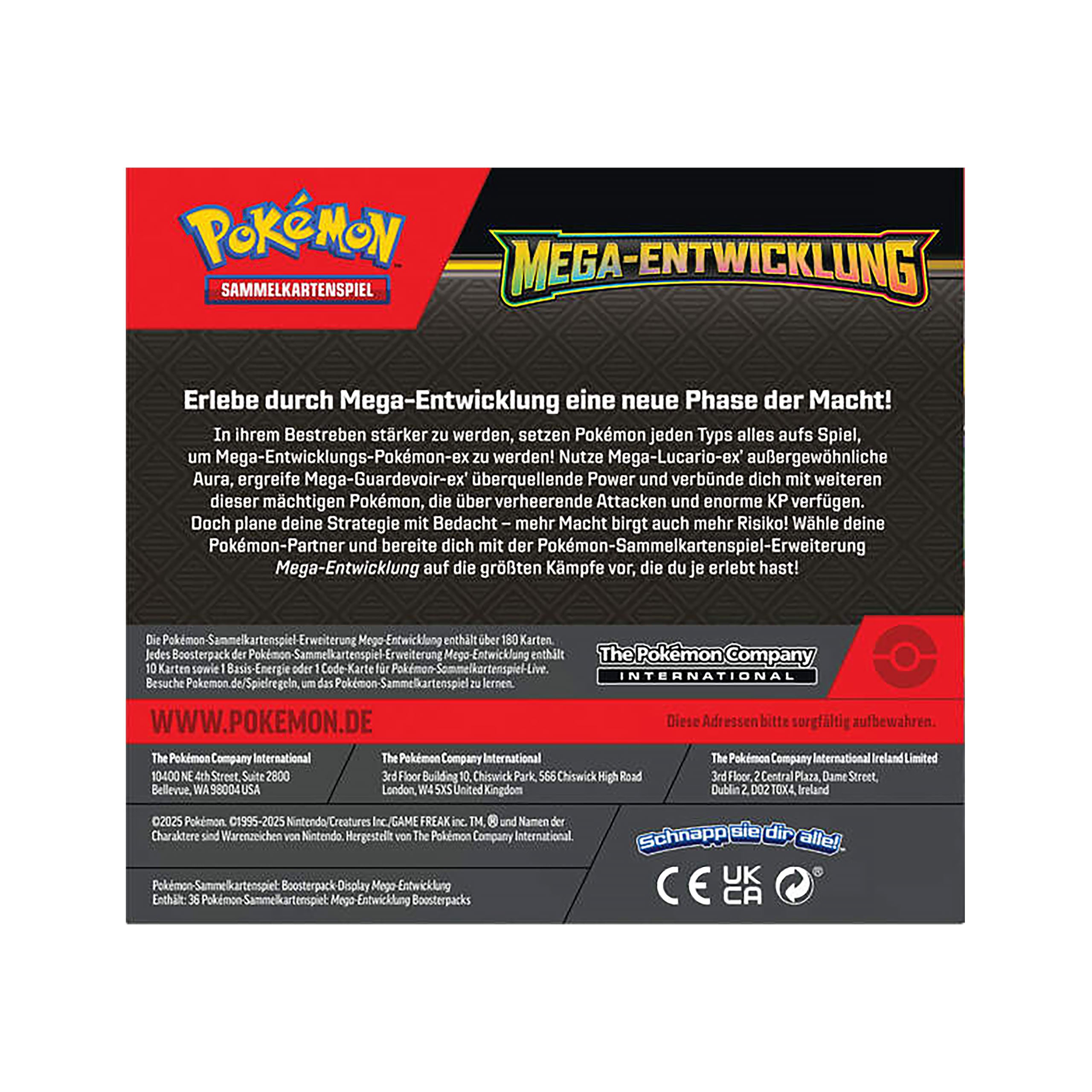 Product image Pokémon - Mega Evolution Trading Card Booster Display