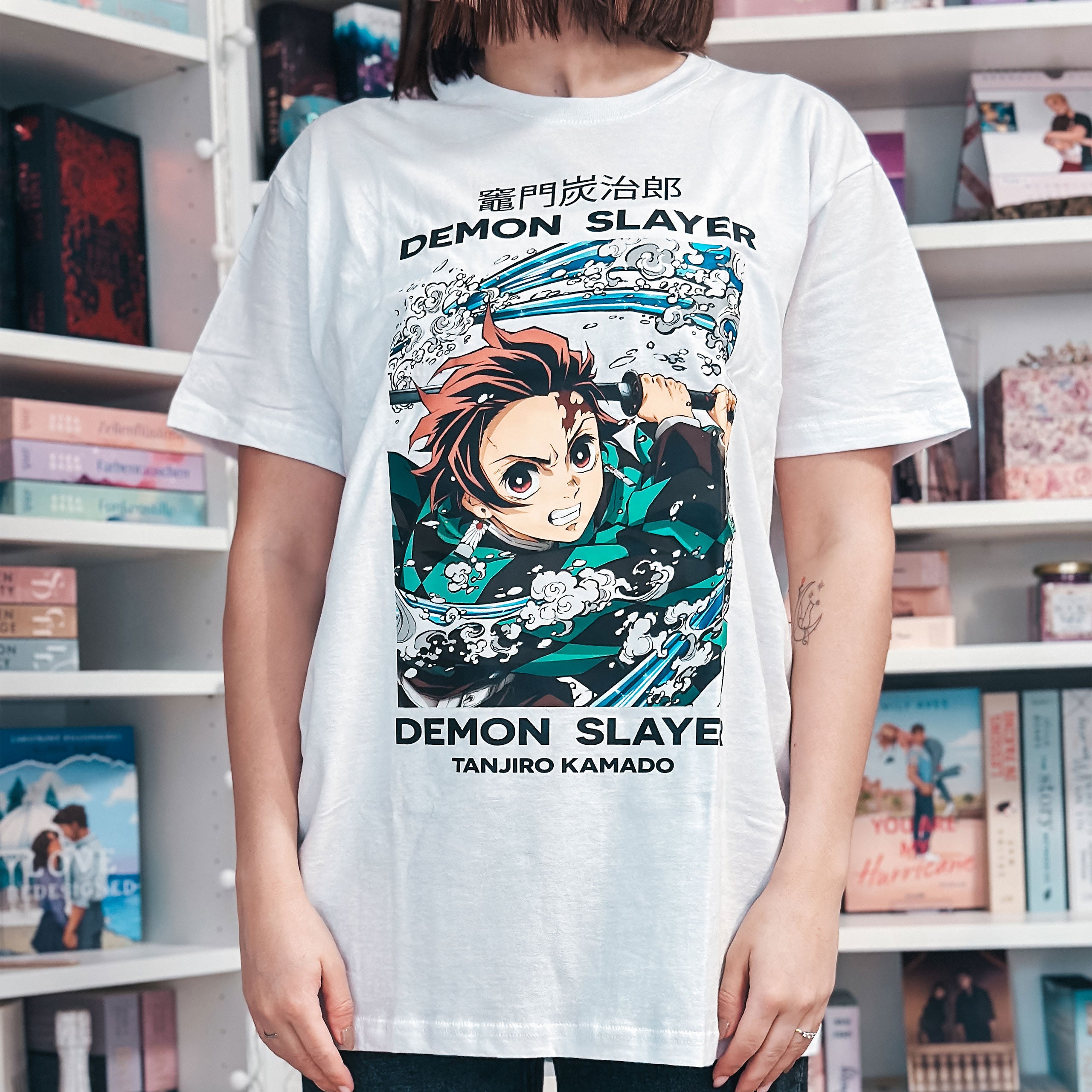 Product image Demon Slayer - Tanjiro Whirlpool T-Shirt white