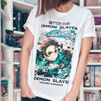 Product image Demon Slayer - Tanjiro Whirlpool T-Shirt white