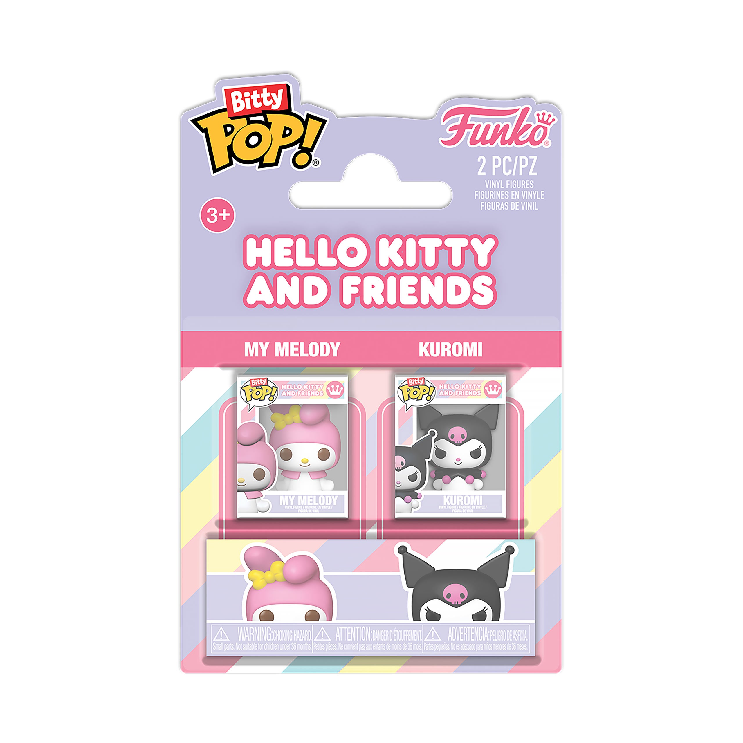 Product image Sanrio - My Melody and Kuromi Funko Bitty Pop 2-Pack Figure Set