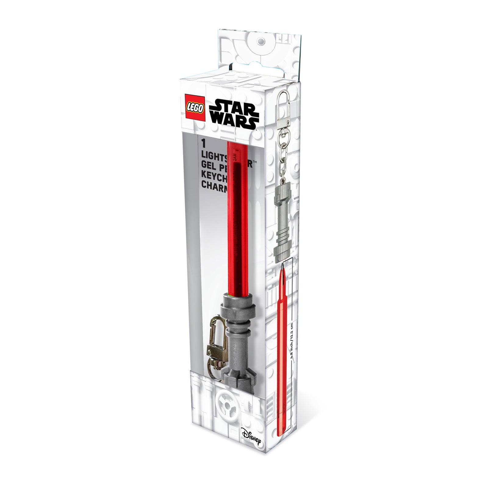 Product image Star Wars - LEGO Lightsaber Gel Pen with Carabiner - Red
