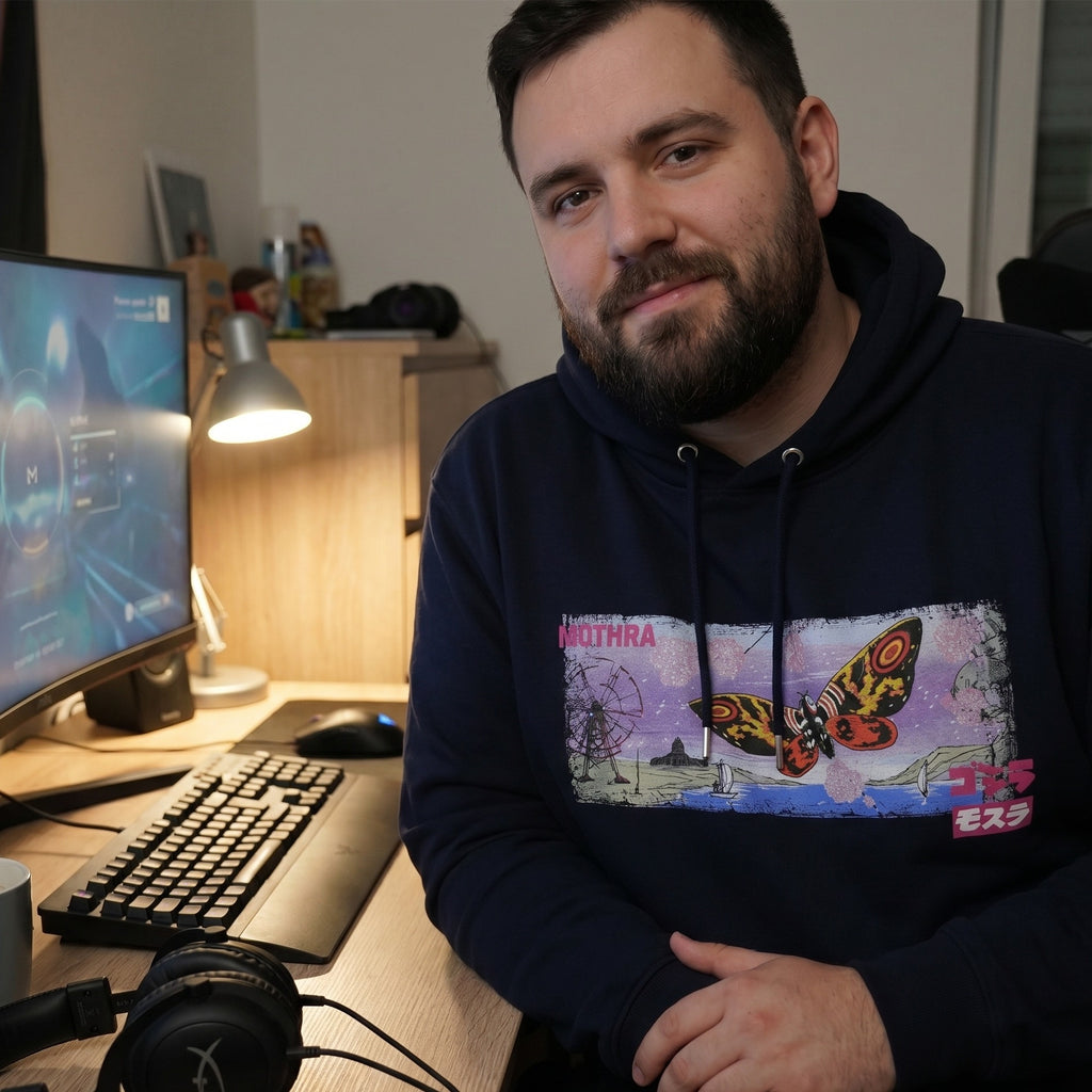 Product image Godzilla - Mothra Blue Hoodie