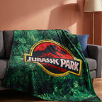 Product image Jurassic Park - Jungle Logo Fleece Blanket