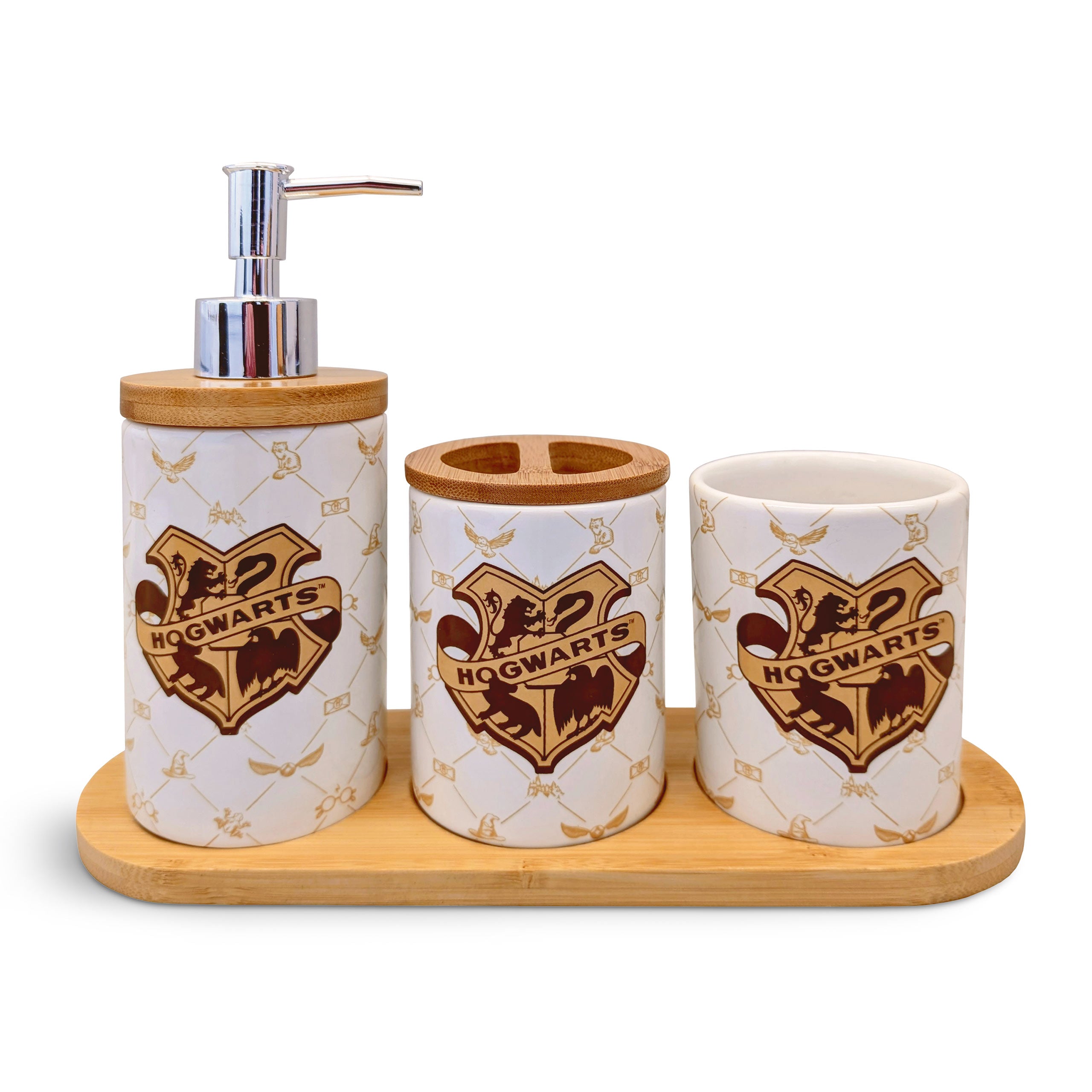 Product image Harry Potter - Hogwarts Crest 3-Piece Bathroom Set