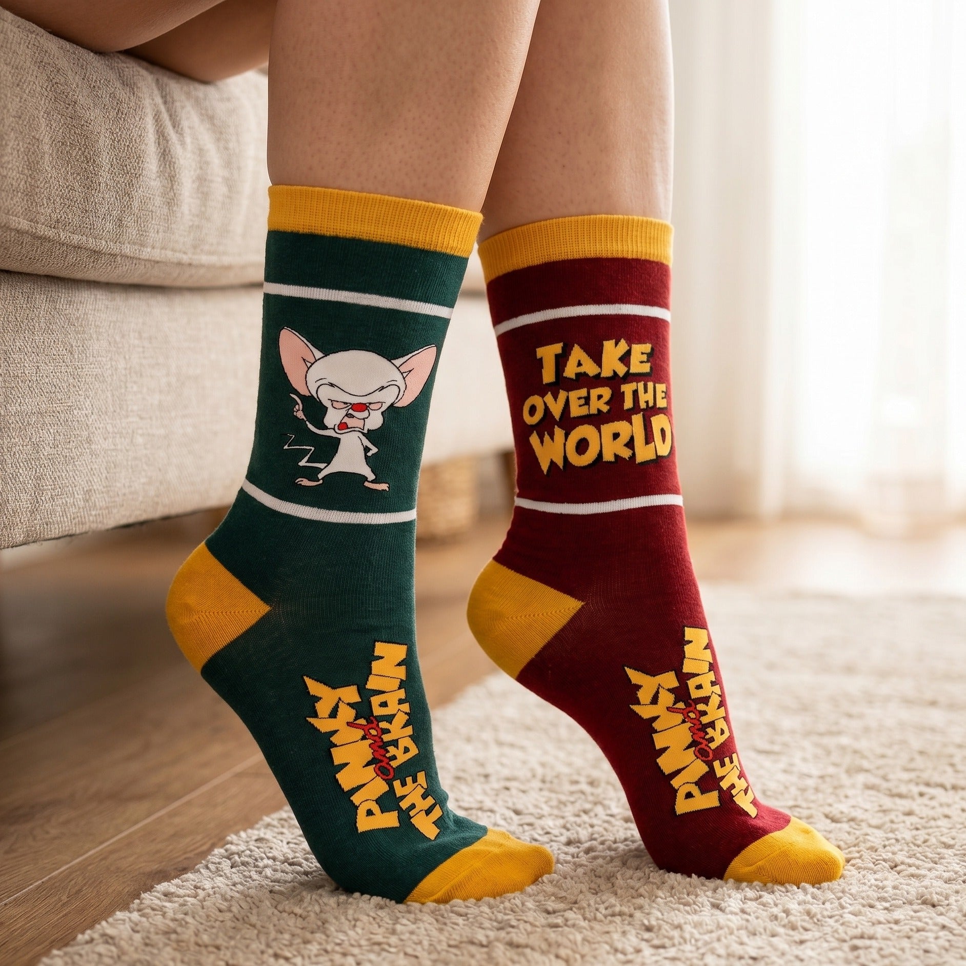 Product image Pinky and the Brain - Pinky and Brain Socks 3-Pack in Gift Box