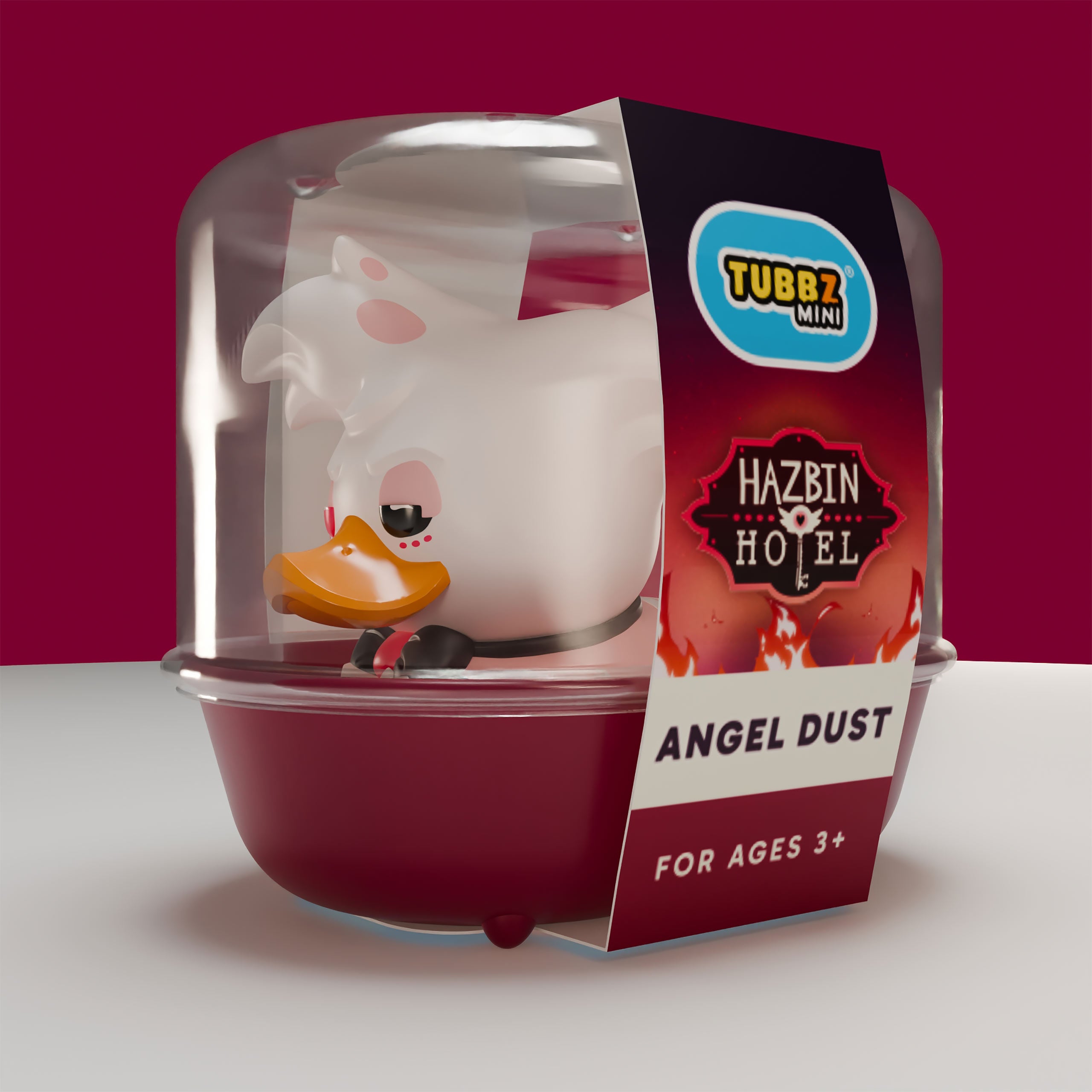 Product image Hazbin Hotel - Angel Dust Mini TUBBZ Collectible Duck