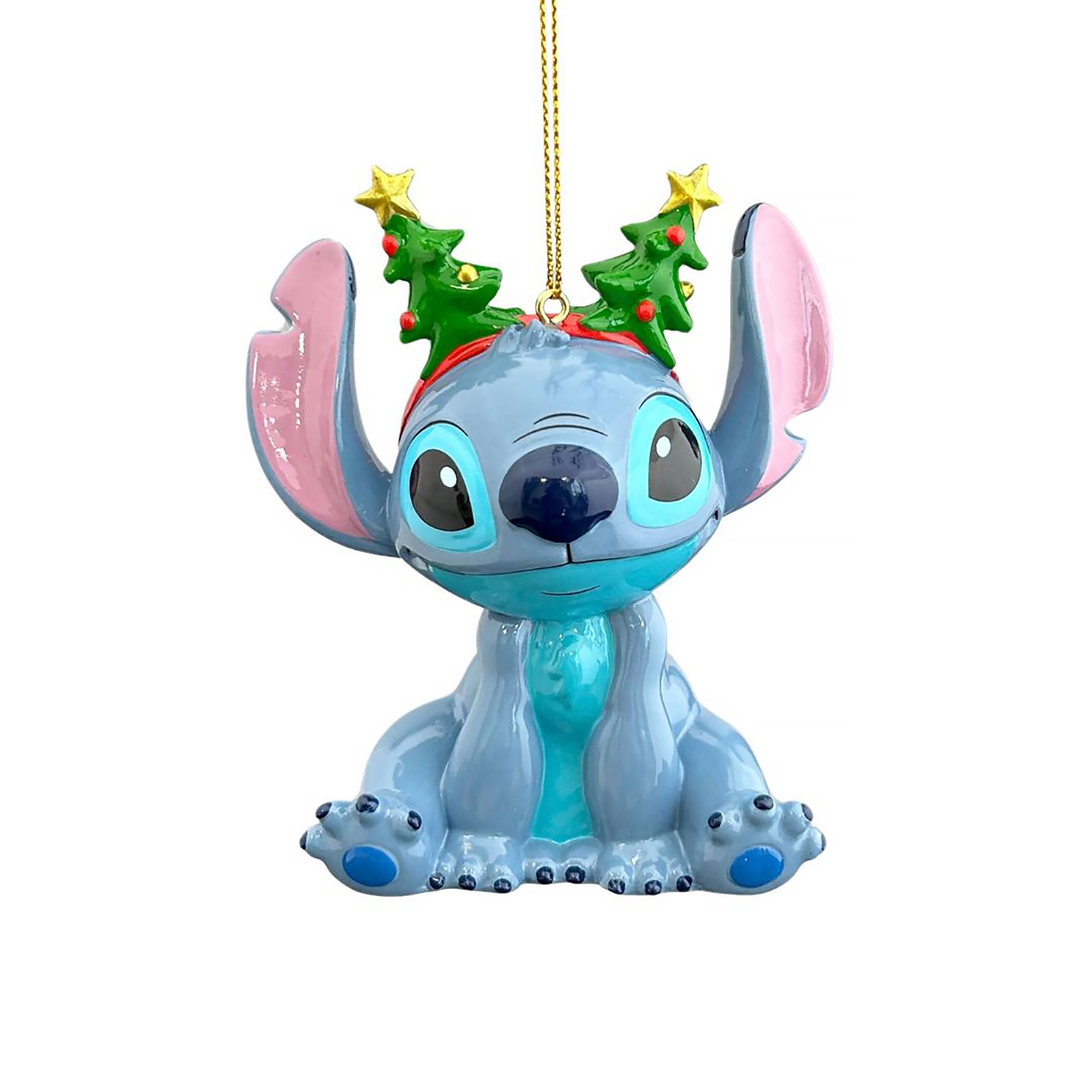 Product image Stitch with Headband Christmas Tree Ornament - Lilo & Stitch
