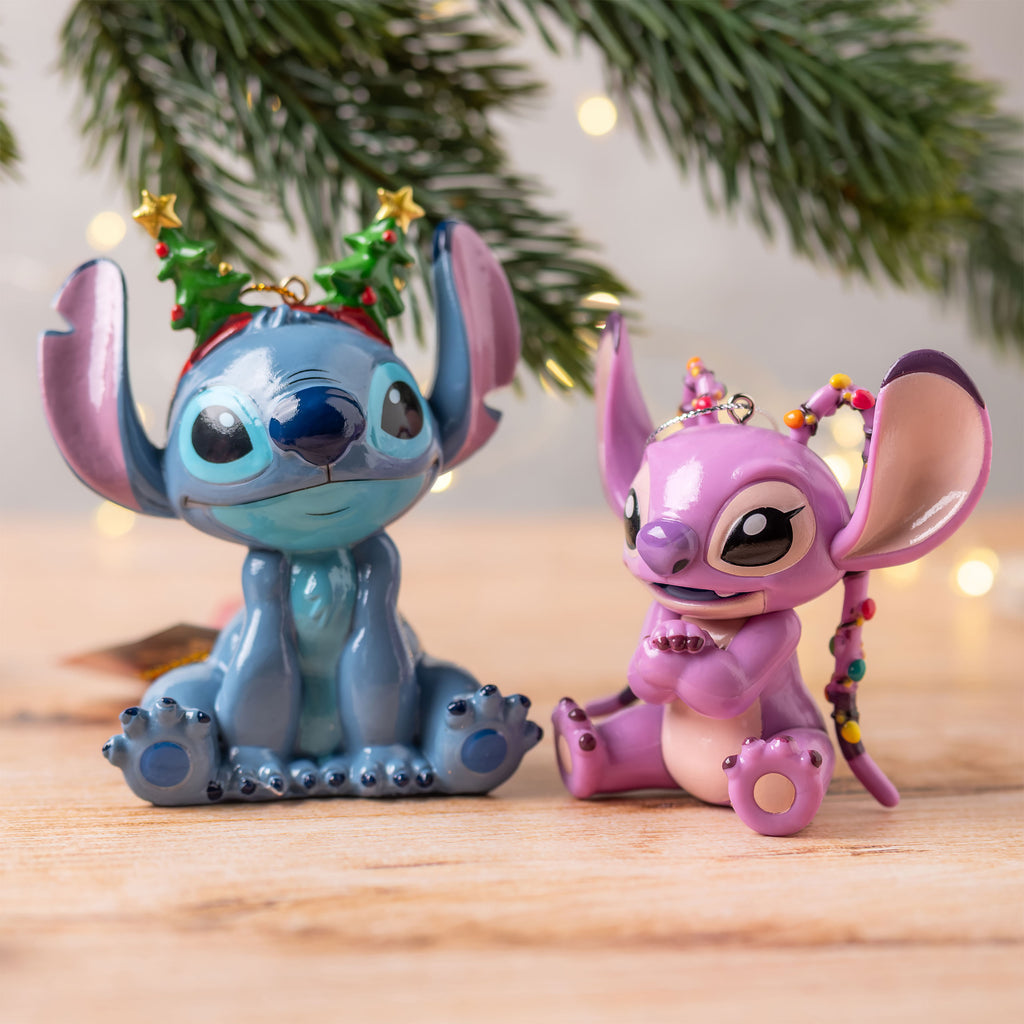 Product image Stitch with Headband Christmas Tree Ornament - Lilo & Stitch