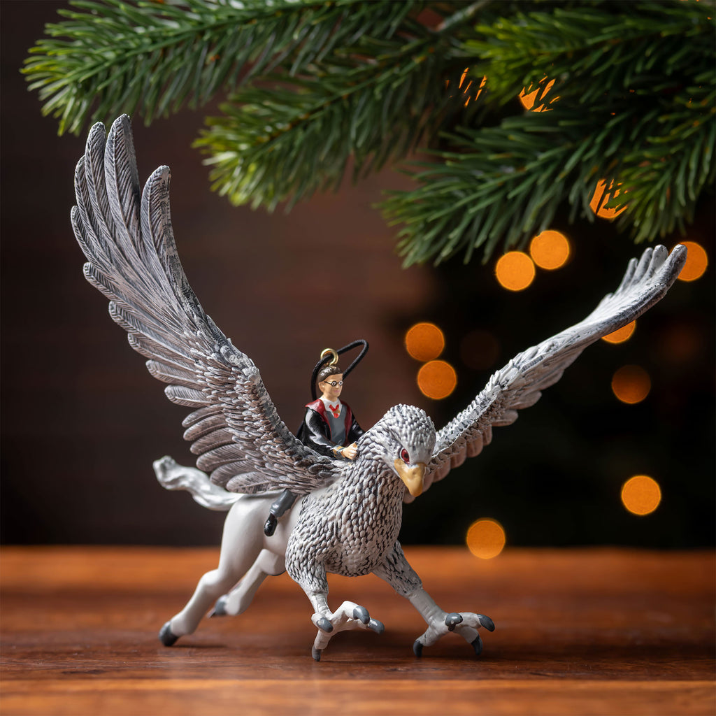 Product image Harry with Buckbeak Christmas Tree Ornament - Harry Potter