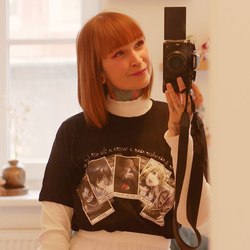 Product image Death Note - Playing Cards Black T-Shirt