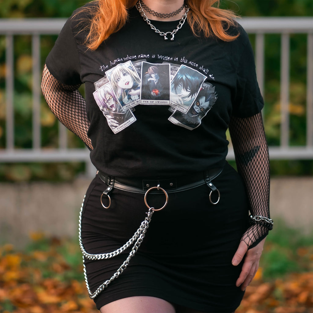 Product image Death Note - Playing Cards Black T-Shirt
