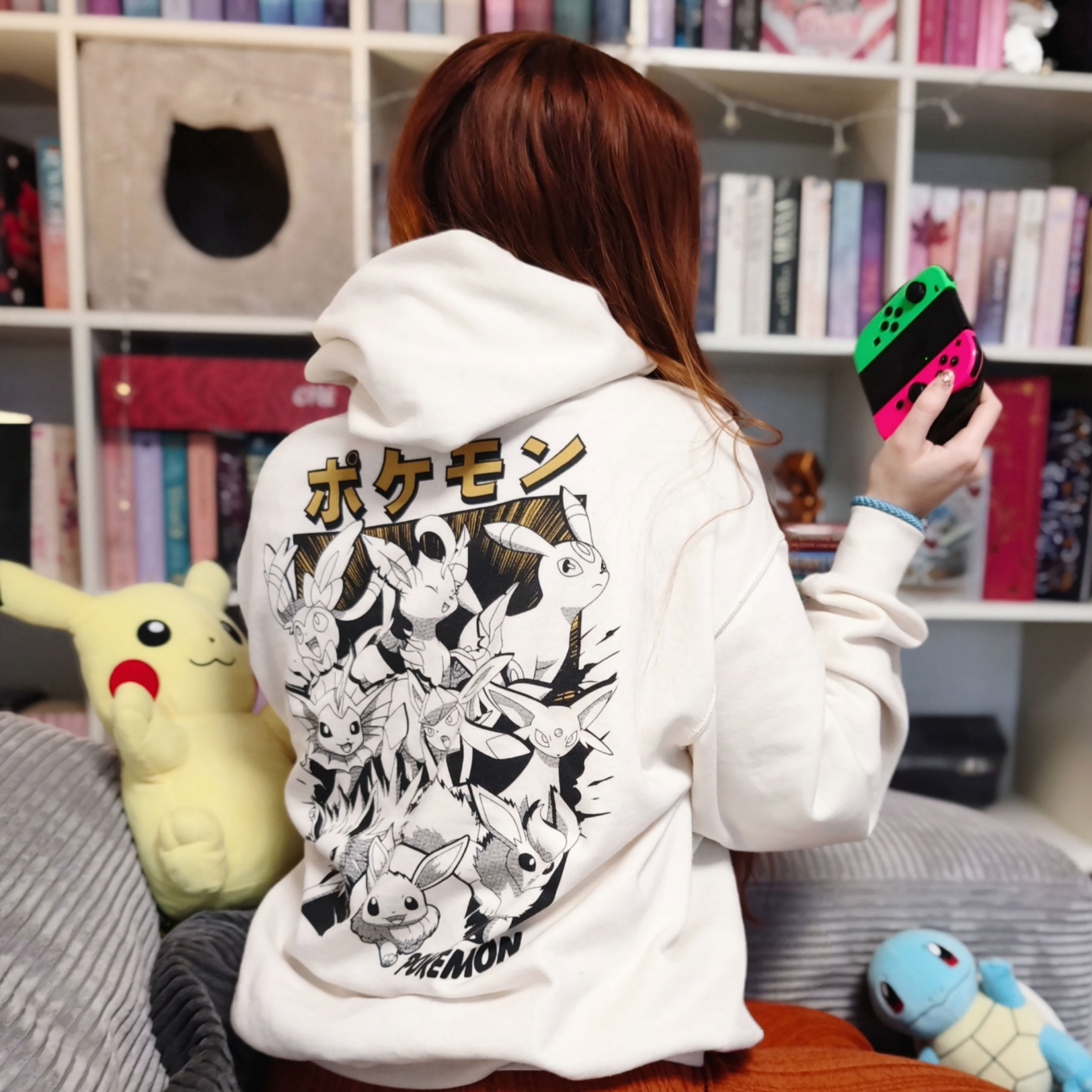 Product image Pokémon - Eevee Evolution Katakana Hoodie