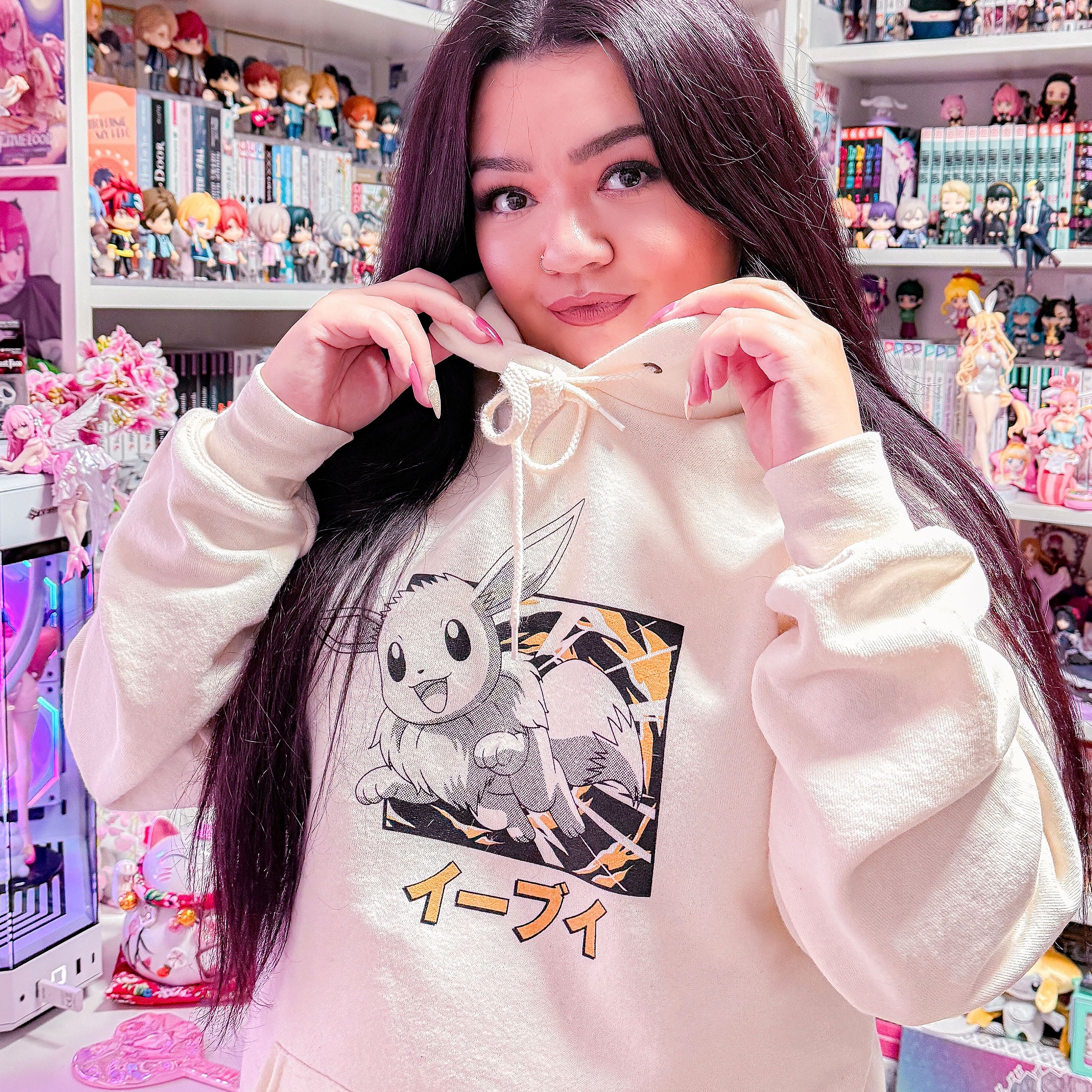 Product image Pokémon - Eevee Evolution Katakana Hoodie