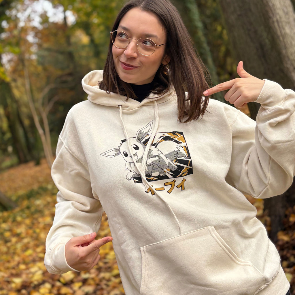 Product image Pokémon - Eevee Evolution Katakana Hoodie