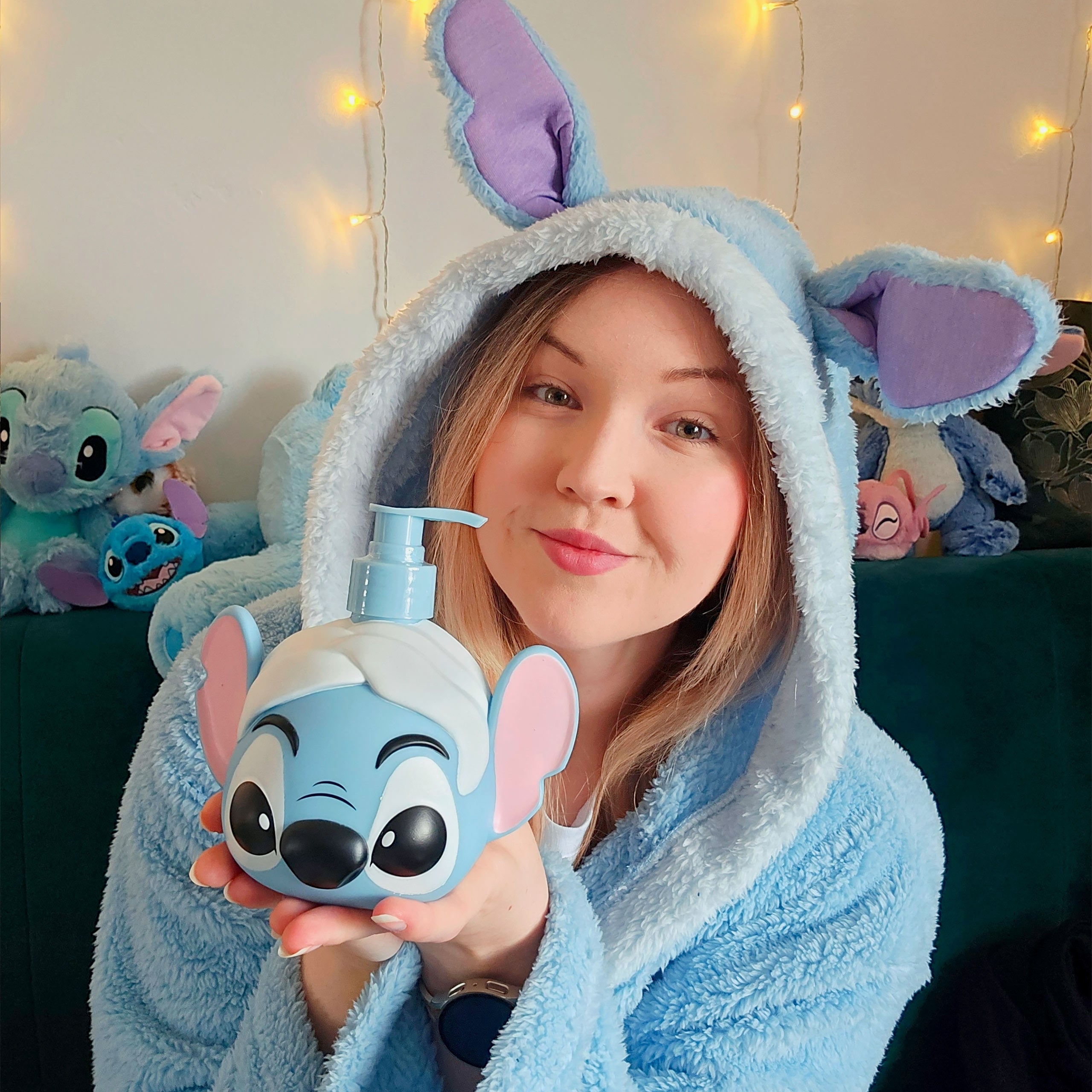Product image Stitch Soap Dispenser with Cleansing Gel - Lilo & Stitch