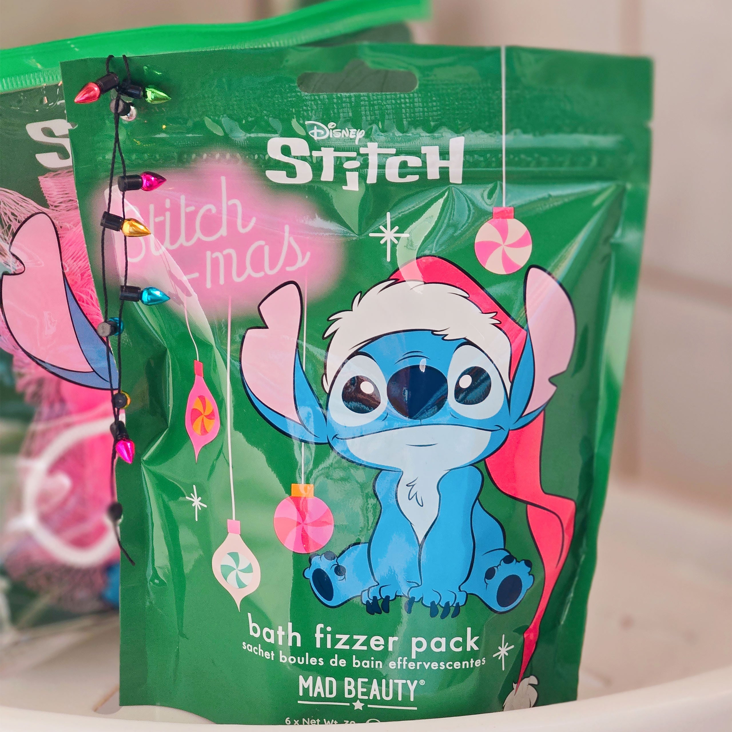 Product image Stitch-mas Bath Fizzers Set of 6 - Lilo & Stitch