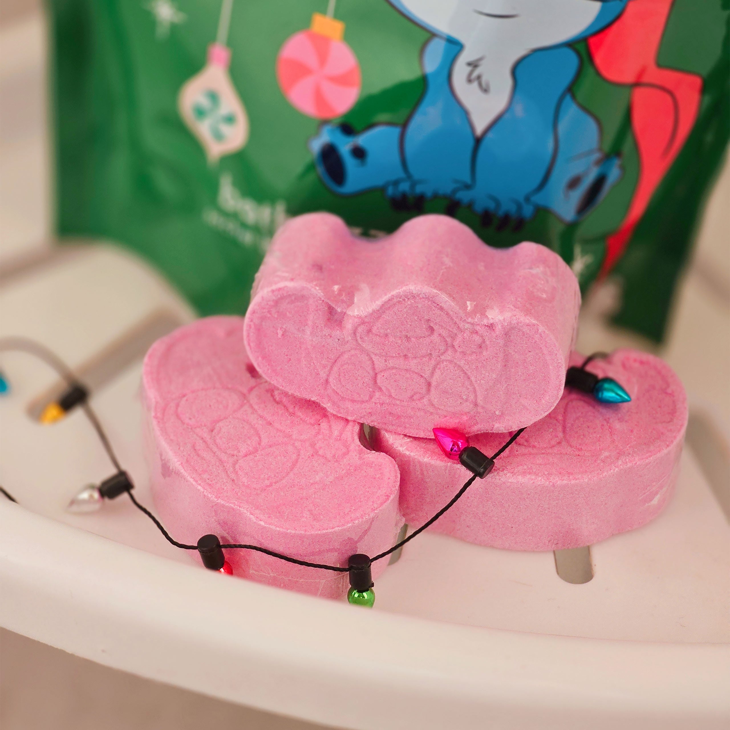 Product image Stitch-mas Bath Fizzers Set of 6 - Lilo & Stitch