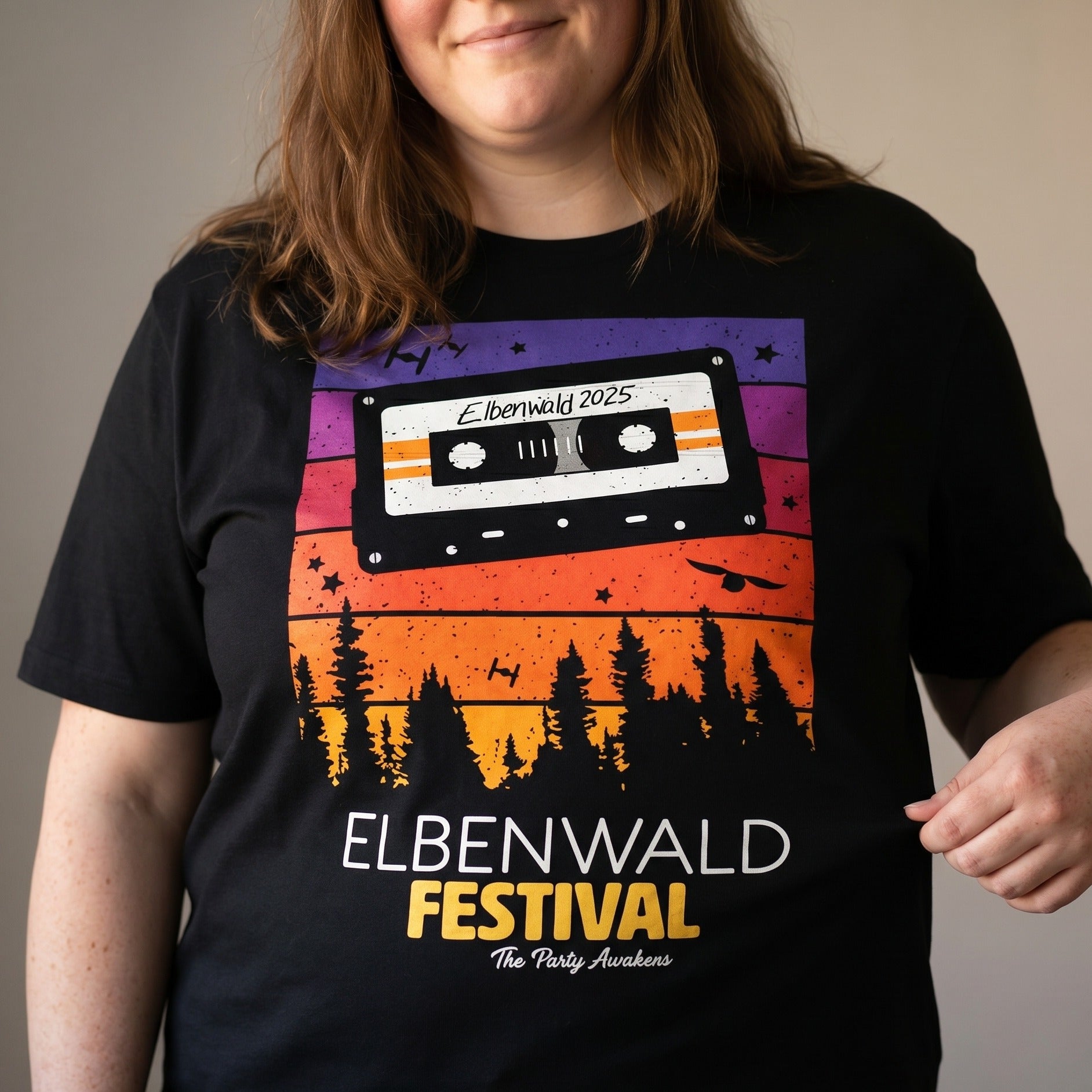 Product image Elbenwald Festival - Tape T-Shirt Black
