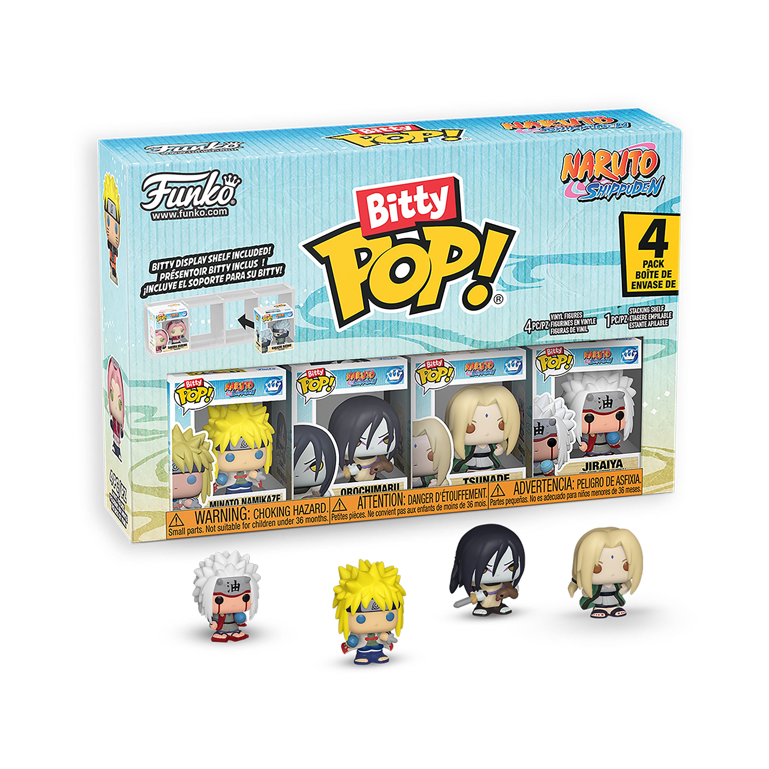 Product image Naruto - Battles Funko Bitty Pop Set of 4 Figures Series 2