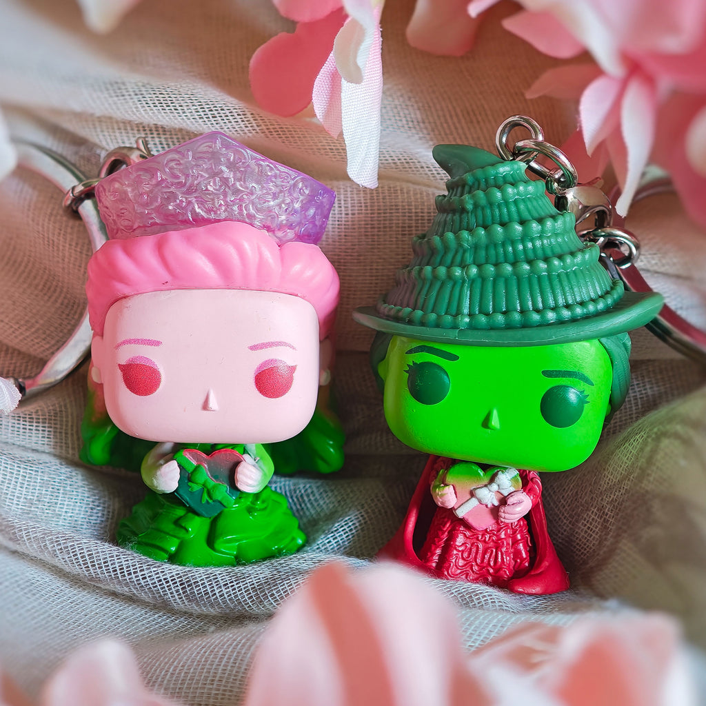 Product image Wicked - Glinda and Elphaba (Ombre) Funko Pop Keychain 2-Pack
