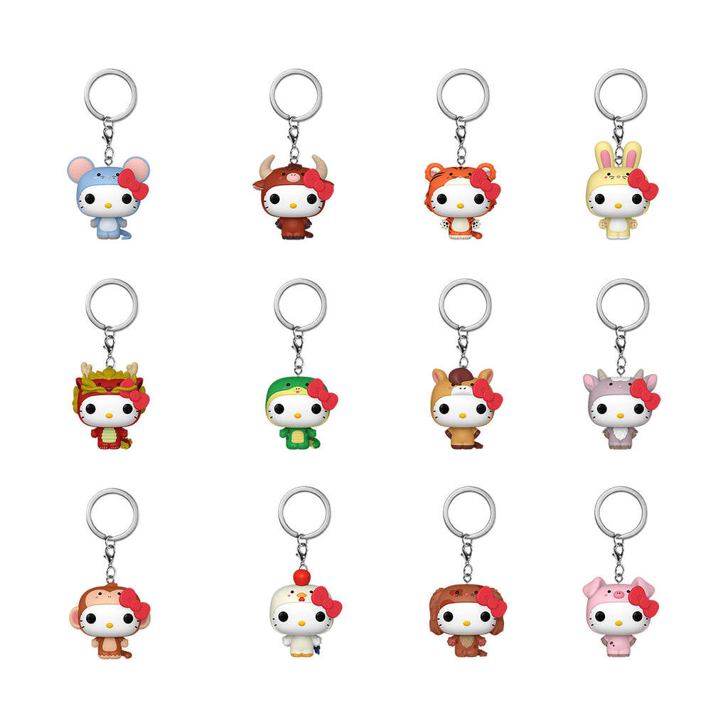 Product image Hello Kitty and Friends Animals Mystery Funko Pop Keychain - Sanrio Display E1090674