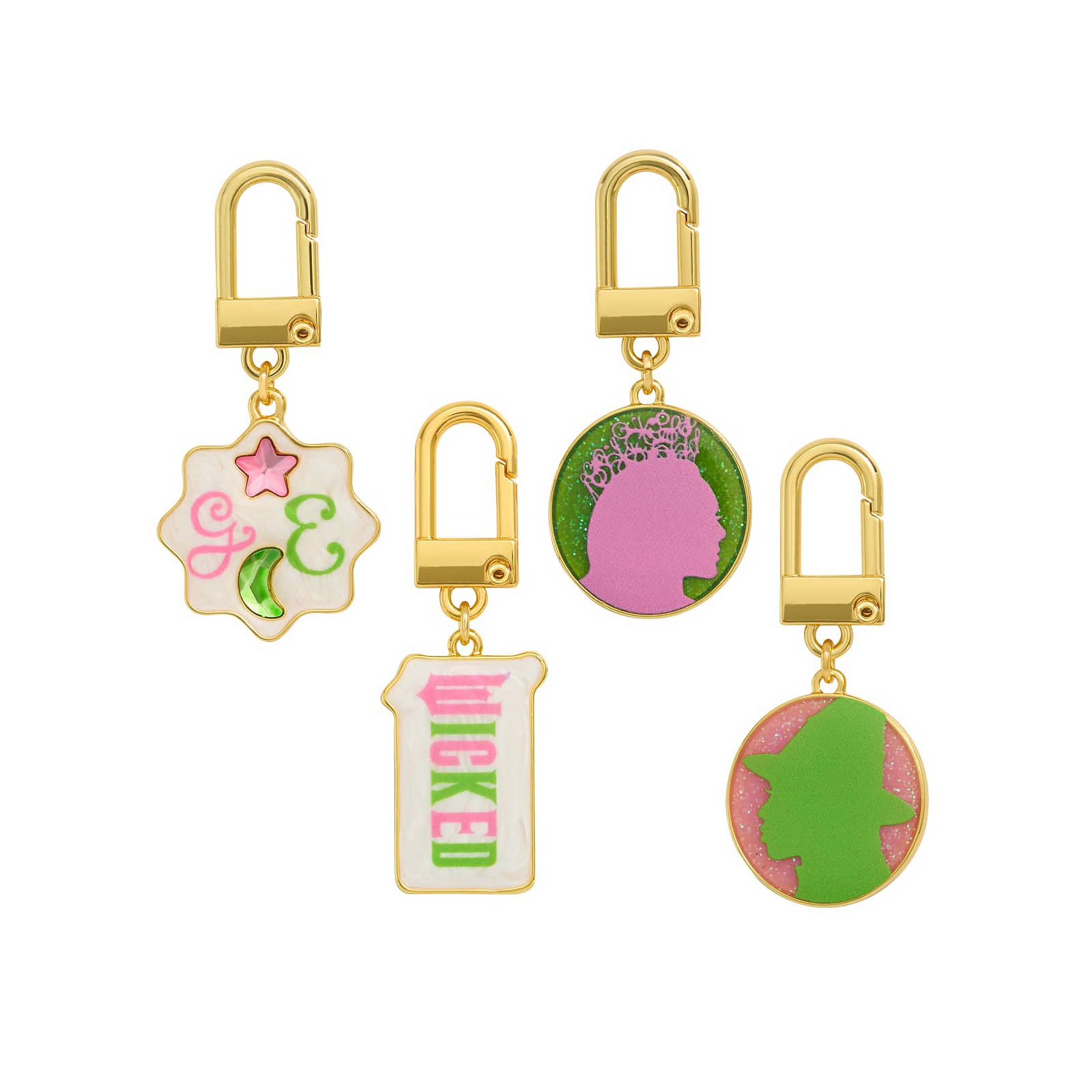 Product image Wicked - Pink Goes Good With Green Charm Bracelet in Suitcase Gift Box