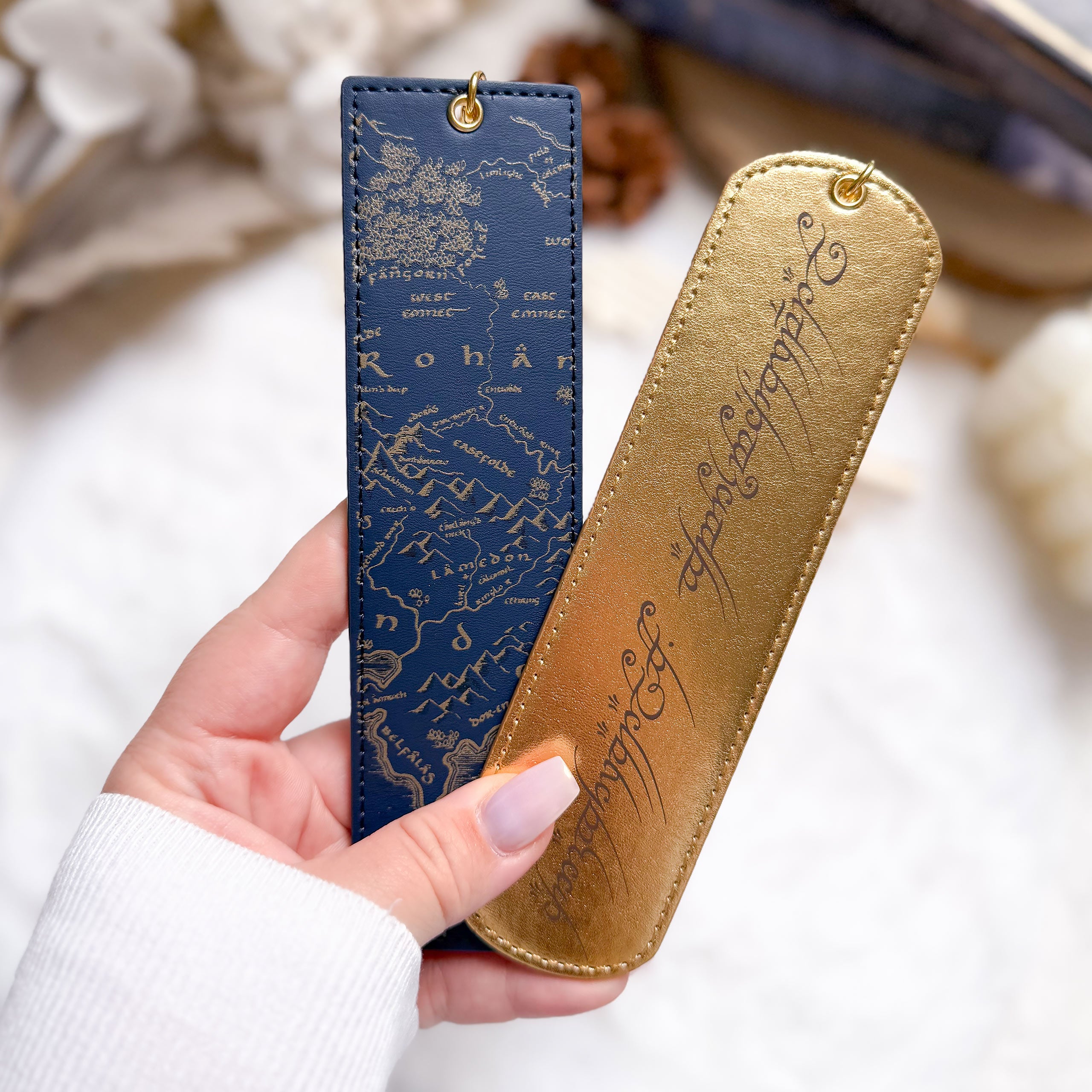 Product image The Lord of the Rings - Middle-earth Map and Ring Inscription Bookmark Set