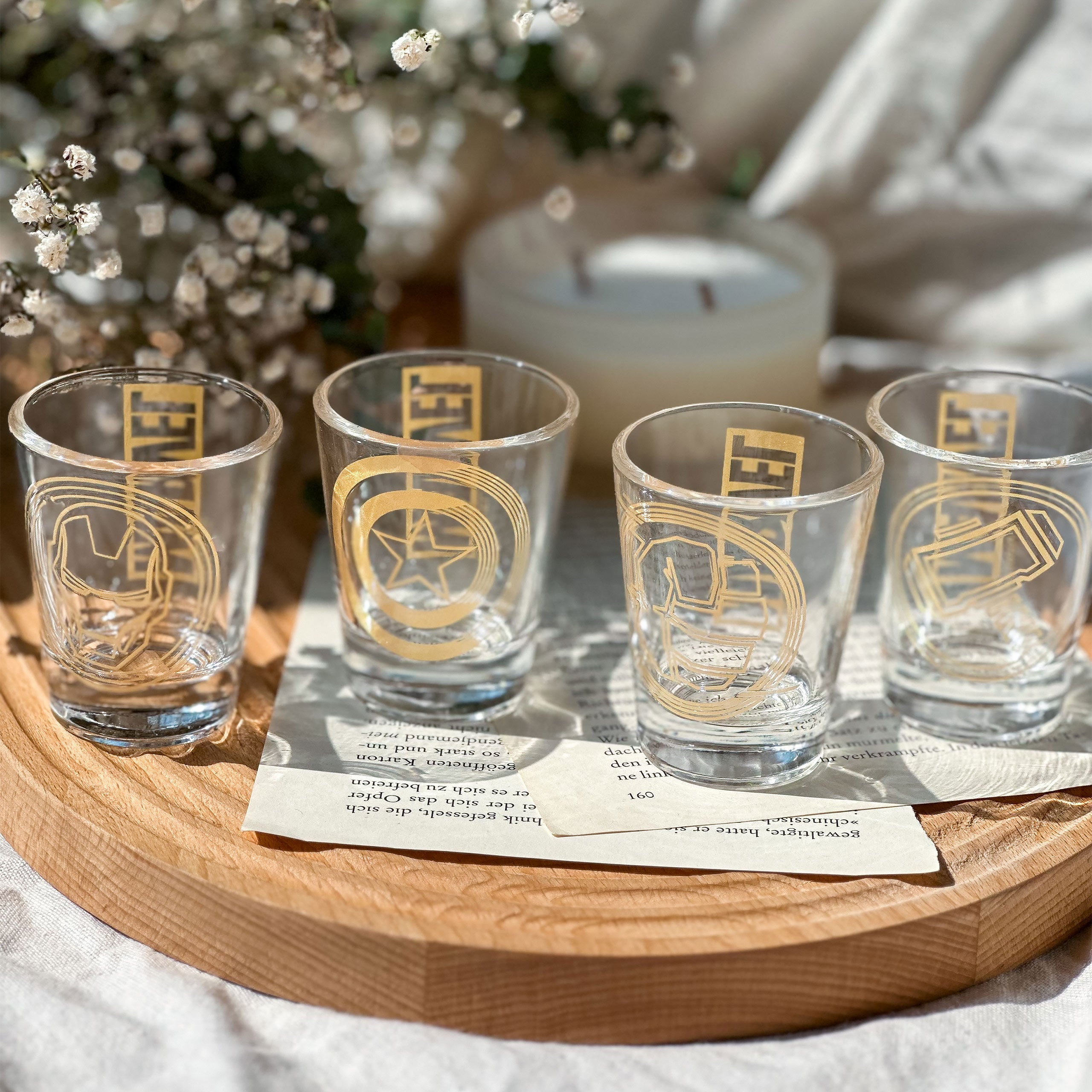 Product image Marvel - Symbols Shot Glass Set of 4