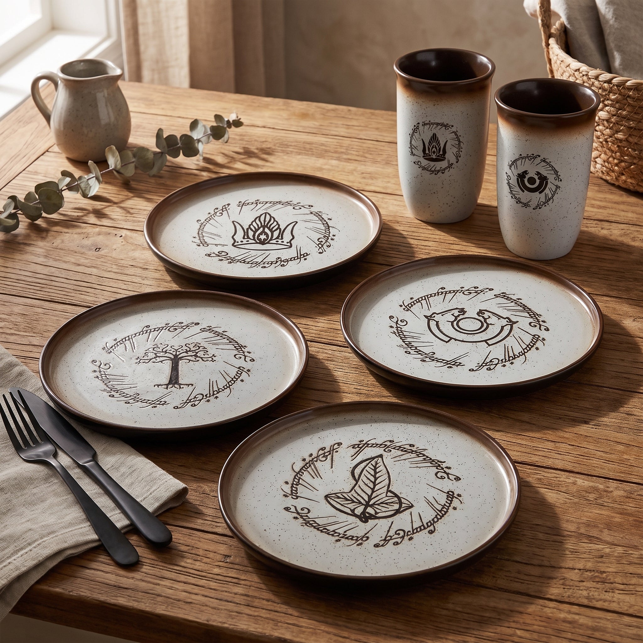 Product image The Lord of the Rings - Symbols Deluxe Plate Set