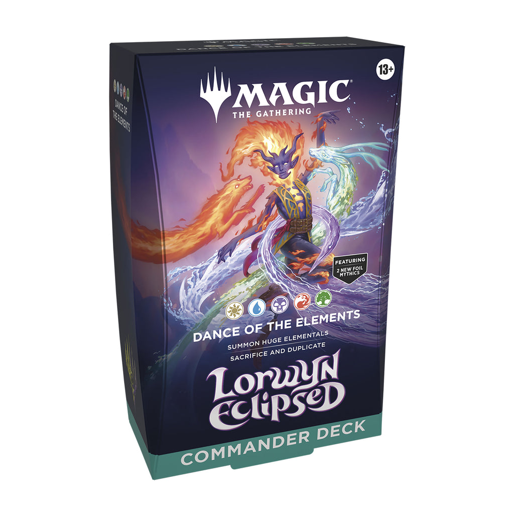 Product image Magic The Gathering - Lorwyn Eclipsed Dance of the Elements Commander Deck English Version